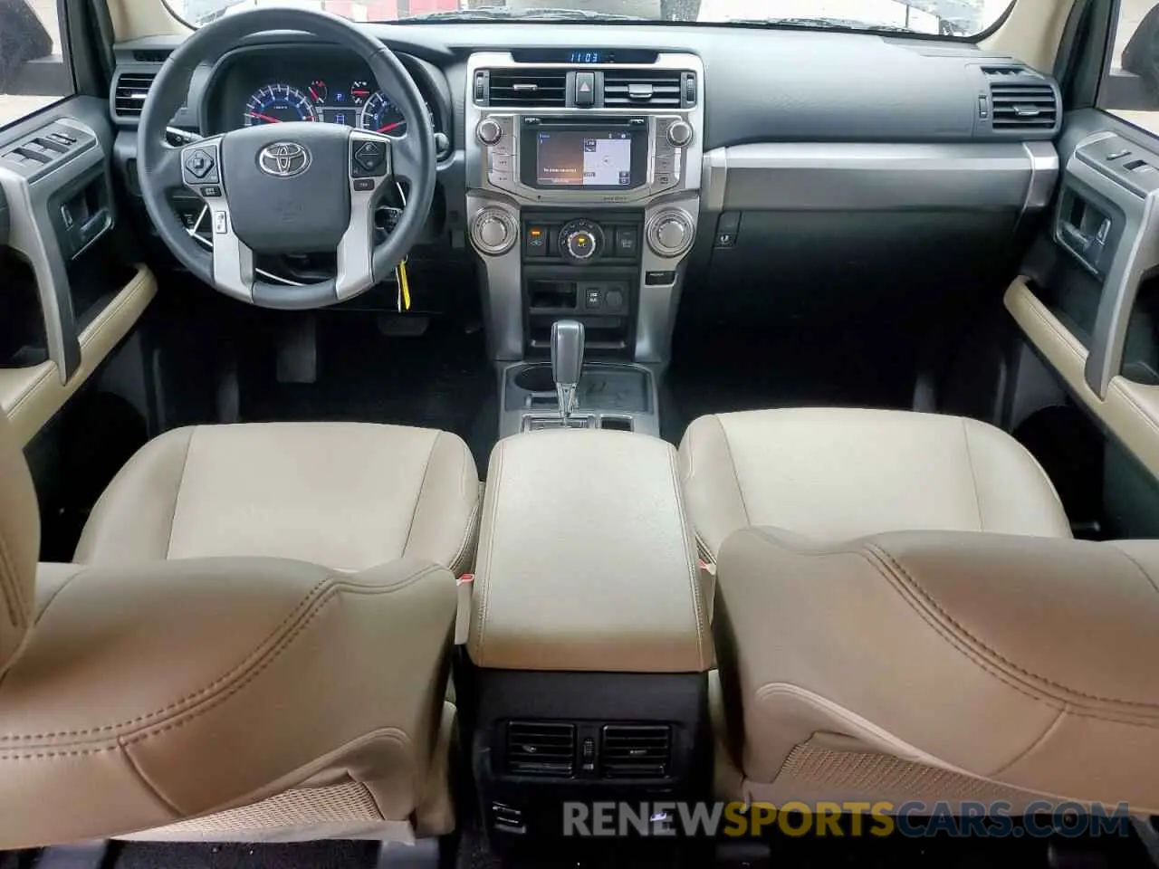 8 fotografías del automóvil dañado JTEZU5JR4K5210575 TOYOTA 4RUNNER 2019