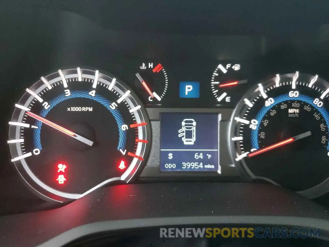 9 fotografías del automóvil dañado JTEZU5JR5K5208317 TOYOTA 4RUNNER 2019