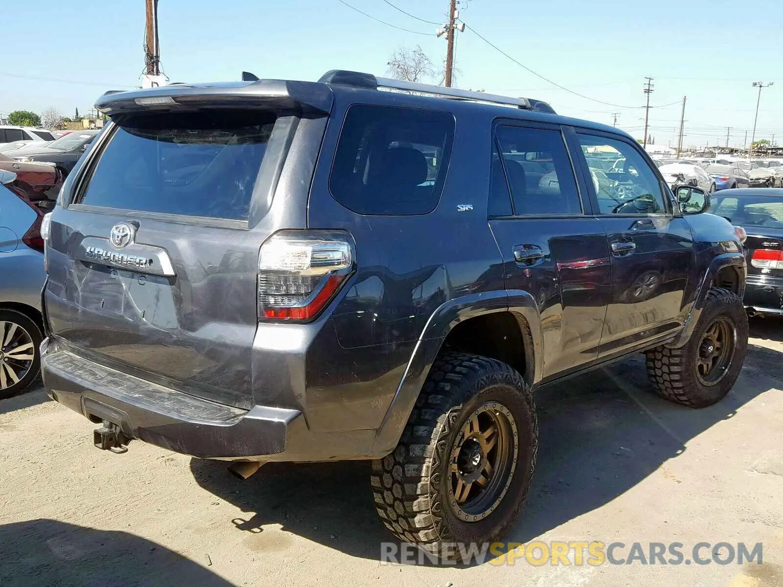 4 fotografías del automóvil dañado JTEZU5JR6K5198333 TOYOTA 4RUNNER 2019