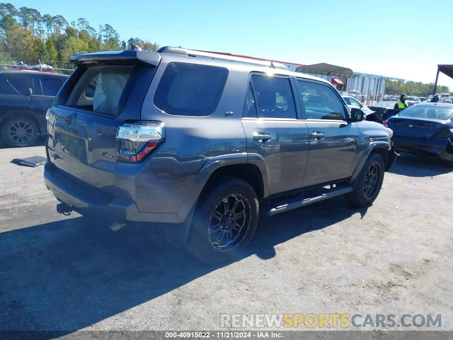 4 fotografías del automóvil dañado JTEZU5JR6K5209525 TOYOTA 4RUNNER 2019