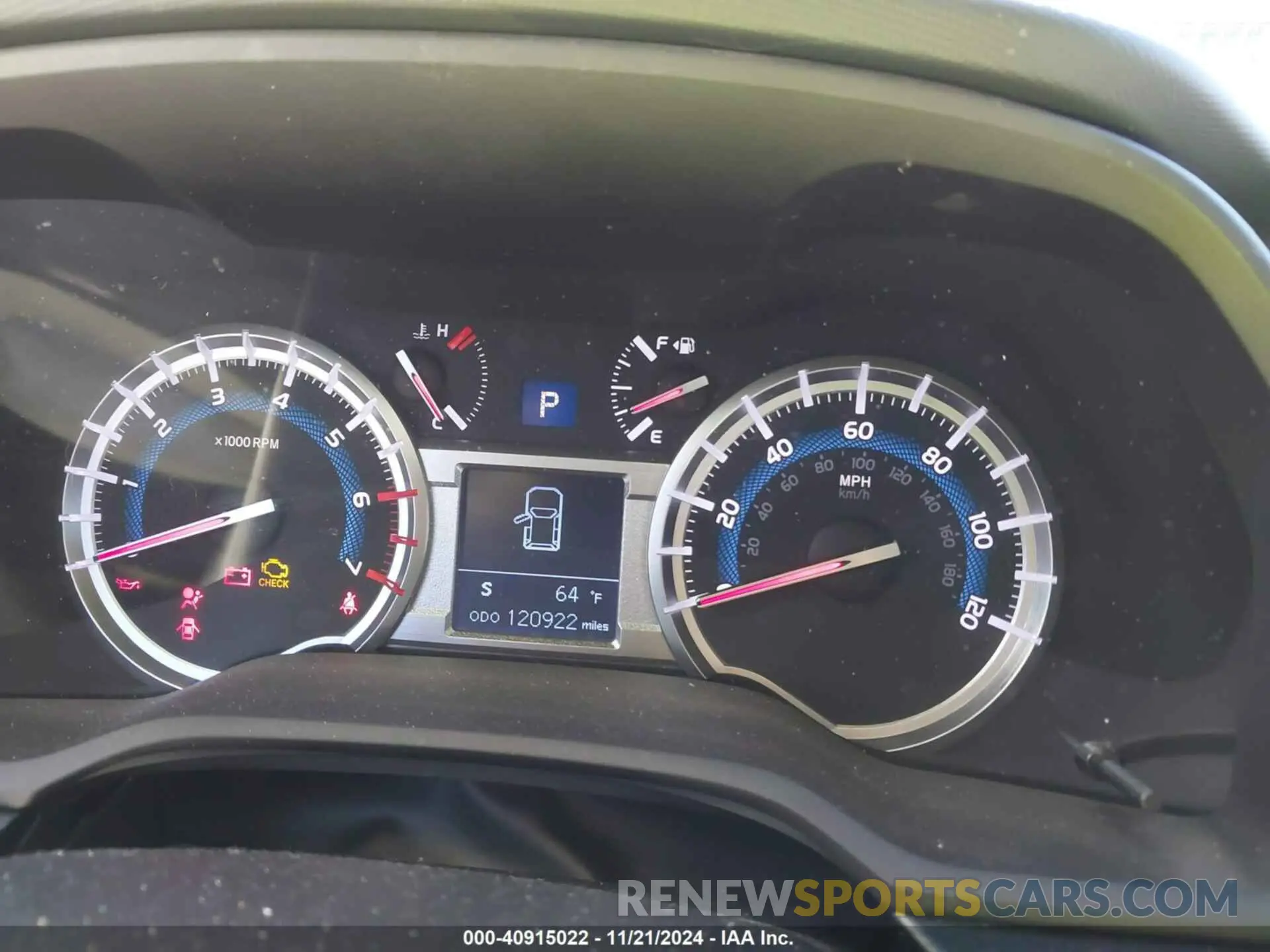 7 fotografías del automóvil dañado JTEZU5JR6K5209525 TOYOTA 4RUNNER 2019
