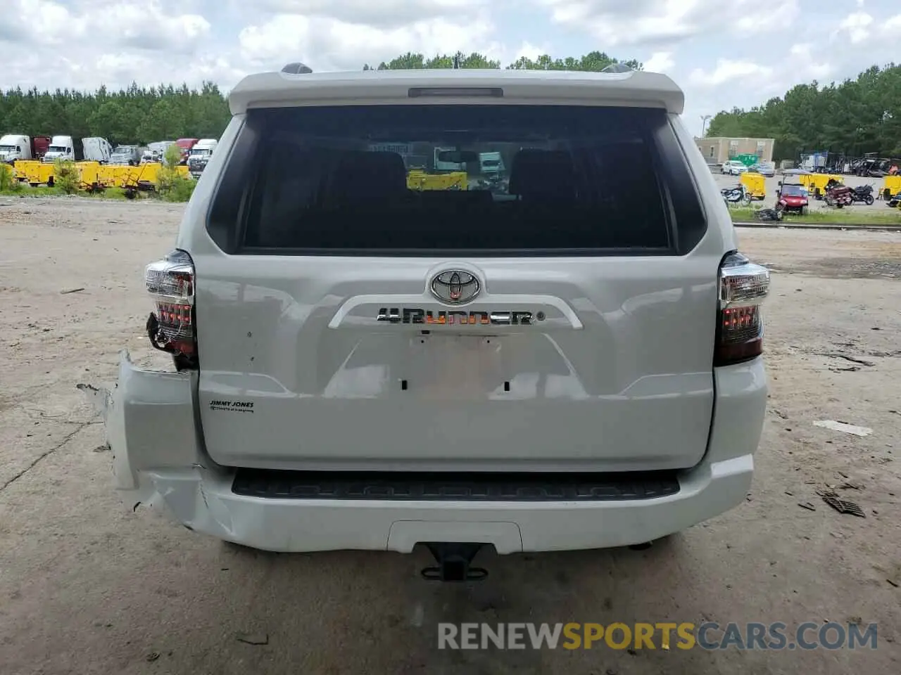 6 fotografías del automóvil dañado JTEZU5JR6K5209587 TOYOTA 4RUNNER 2019