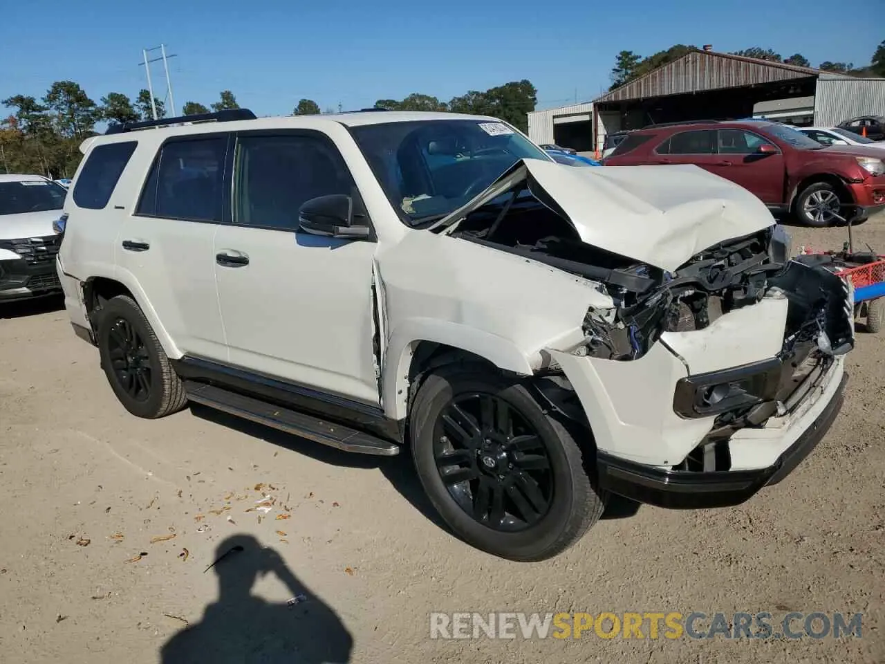 4 fotografías del automóvil dañado JTEZU5JR7K5192363 TOYOTA 4RUNNER 2019