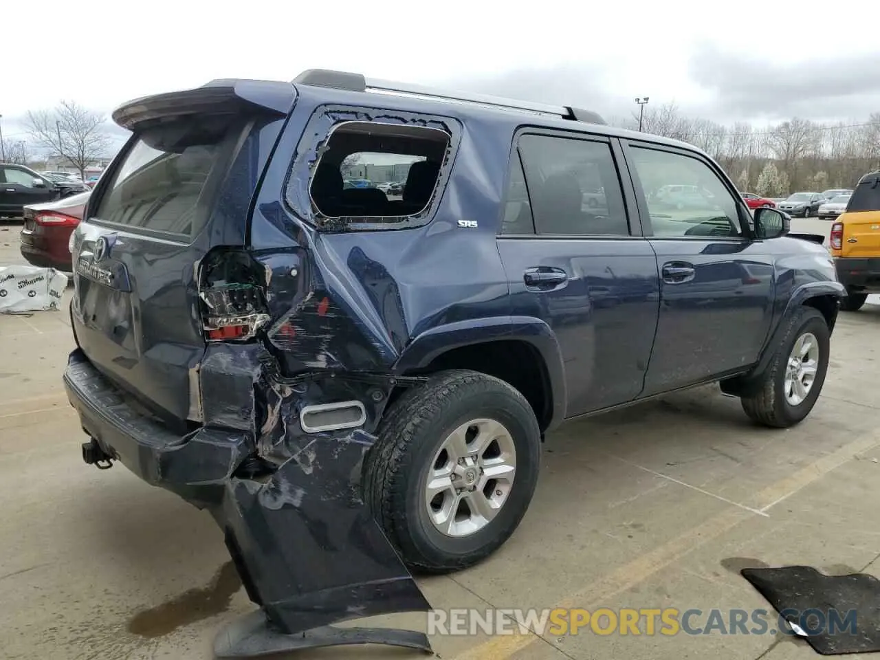 3 fotografías del automóvil dañado JTEZU5JR7K5202258 TOYOTA 4RUNNER 2019