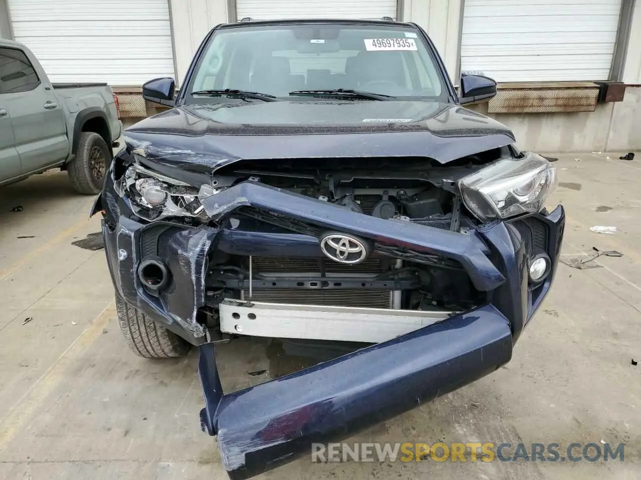 5 fotografías del automóvil dañado JTEZU5JR7K5202258 TOYOTA 4RUNNER 2019