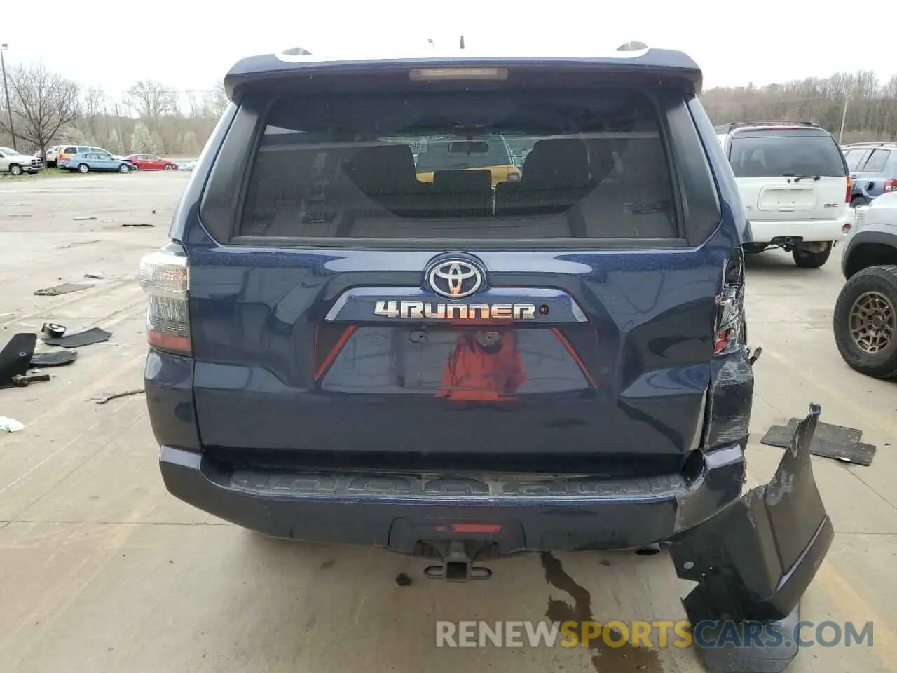 6 fotografías del automóvil dañado JTEZU5JR7K5202258 TOYOTA 4RUNNER 2019
