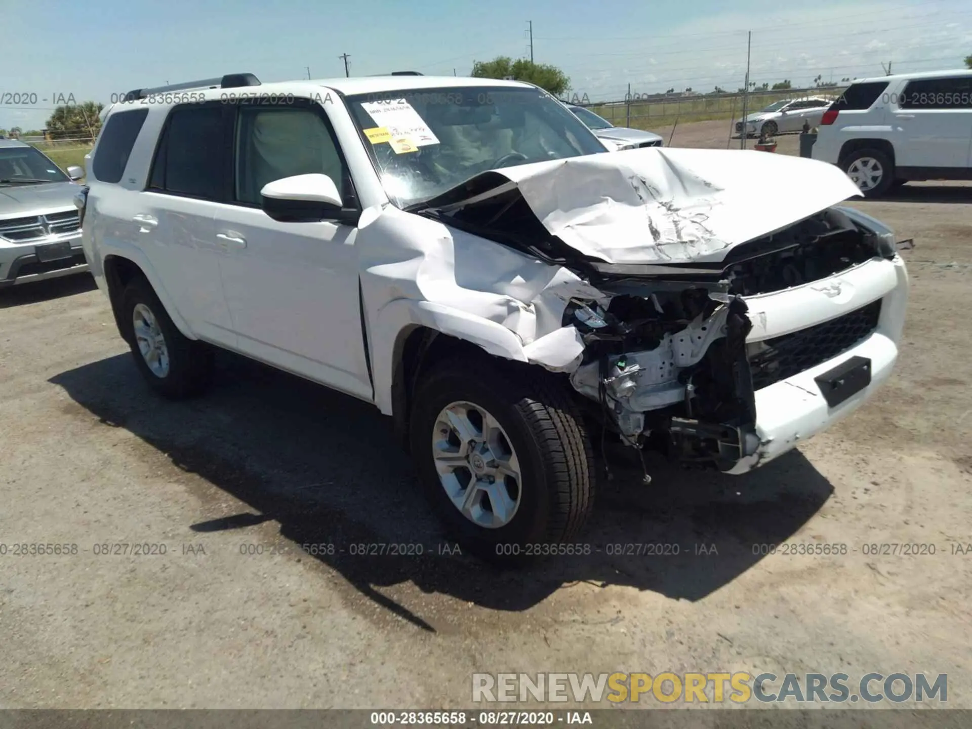 1 fotografías del automóvil dañado JTEZU5JR7K5212370 TOYOTA 4RUNNER 2019