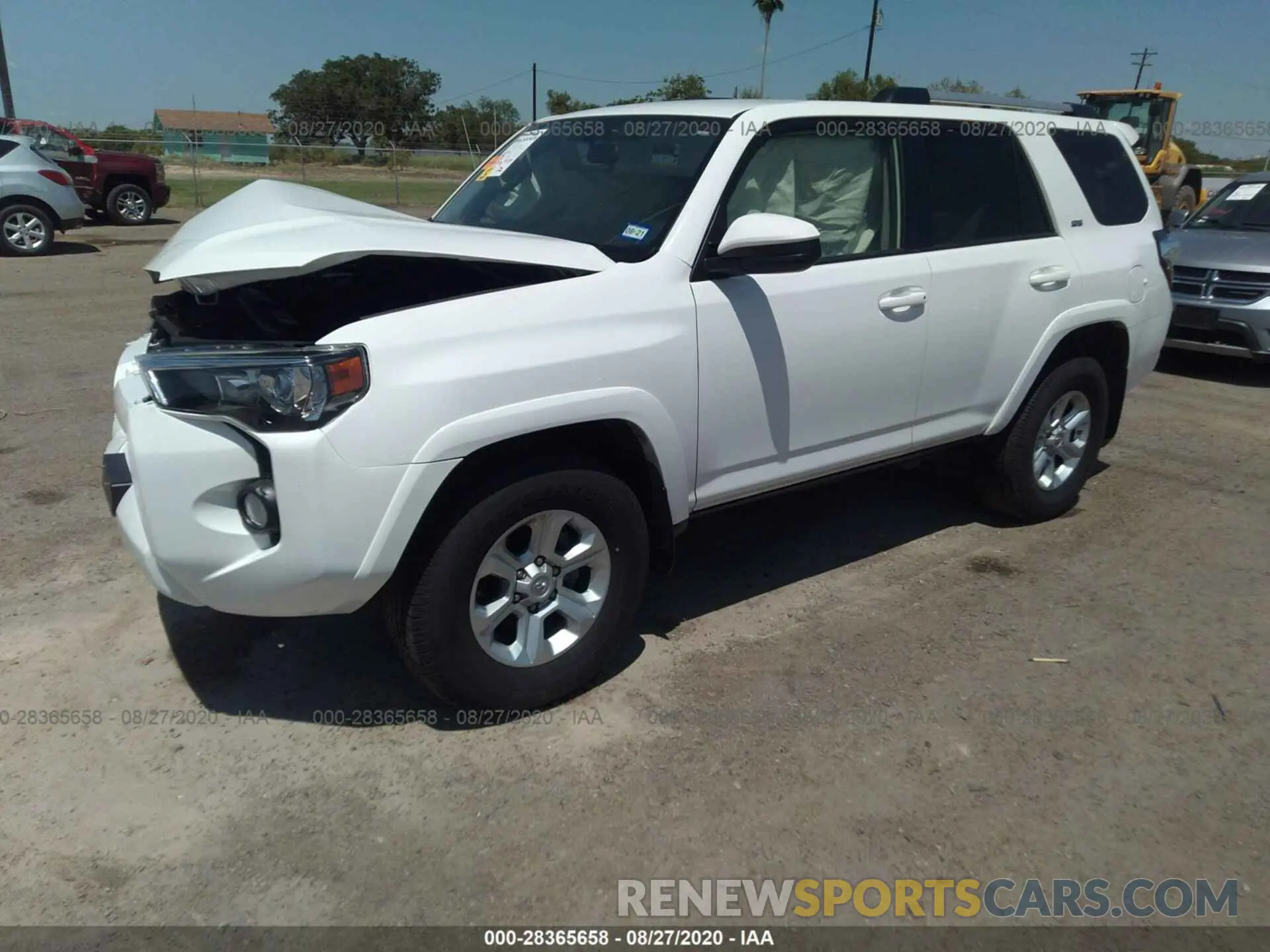 2 fotografías del automóvil dañado JTEZU5JR7K5212370 TOYOTA 4RUNNER 2019