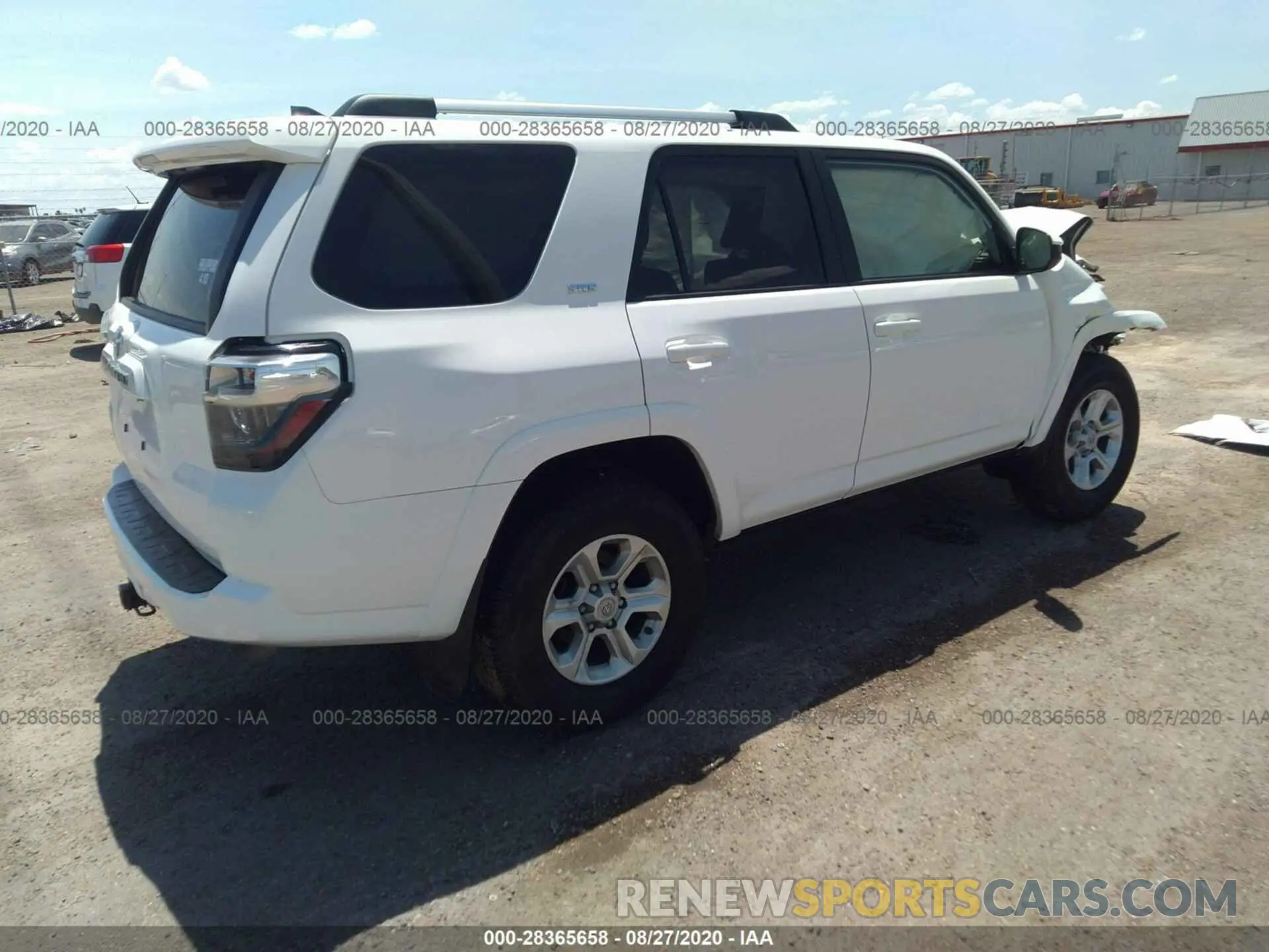 4 fotografías del automóvil dañado JTEZU5JR7K5212370 TOYOTA 4RUNNER 2019