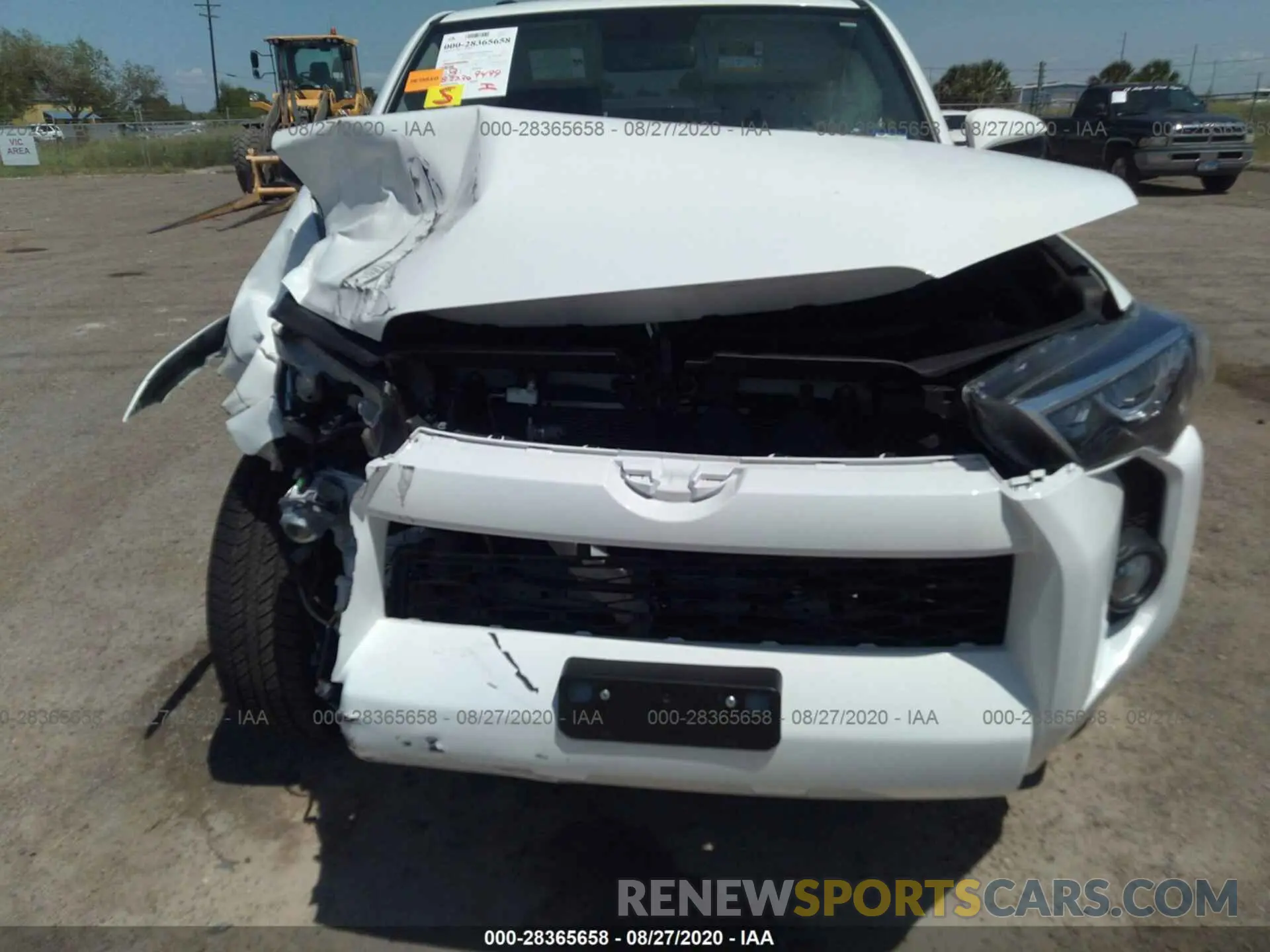 6 fotografías del automóvil dañado JTEZU5JR7K5212370 TOYOTA 4RUNNER 2019