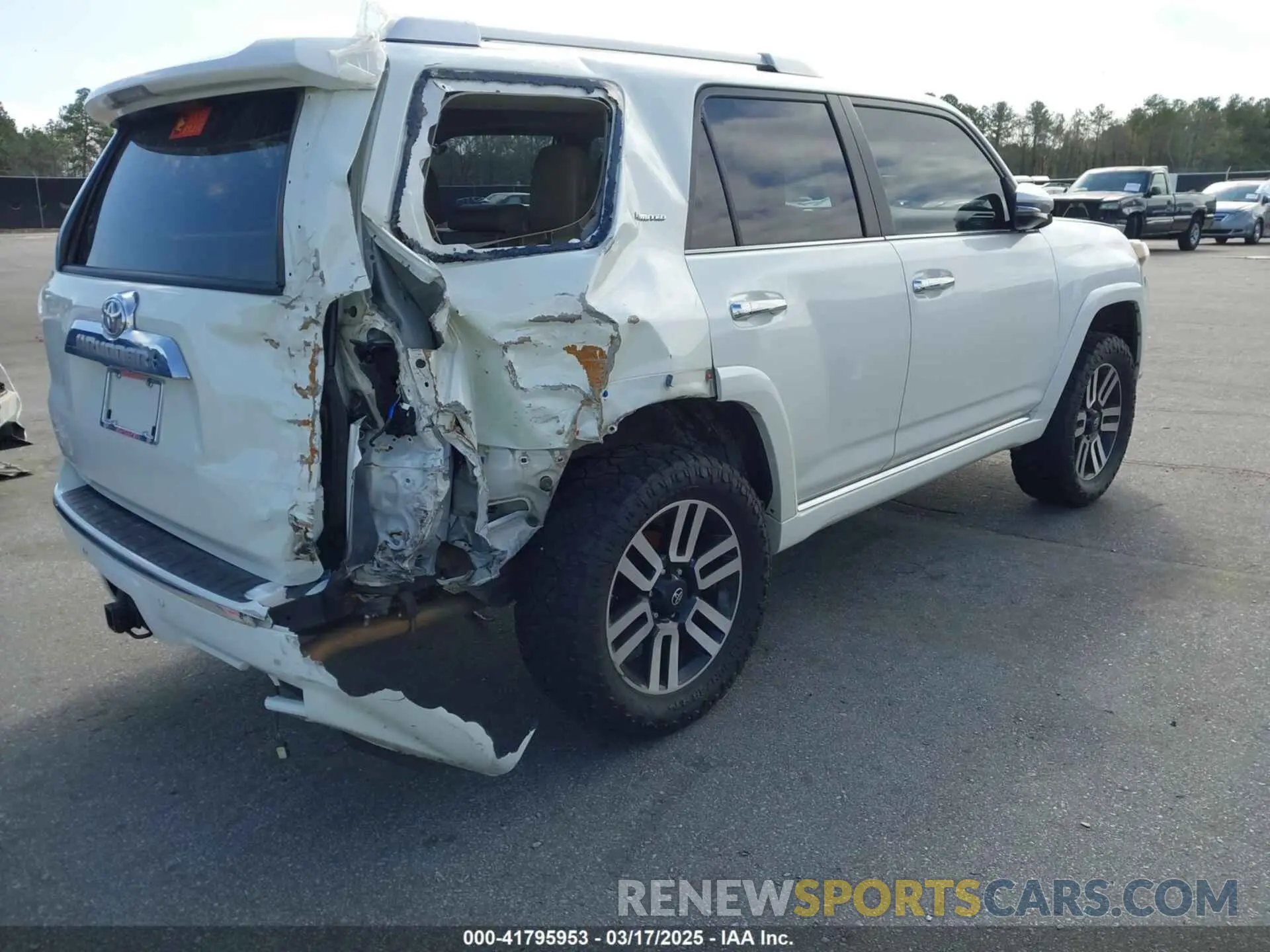4 fotografías del automóvil dañado JTEZU5JR8K5198107 TOYOTA 4RUNNER 2019