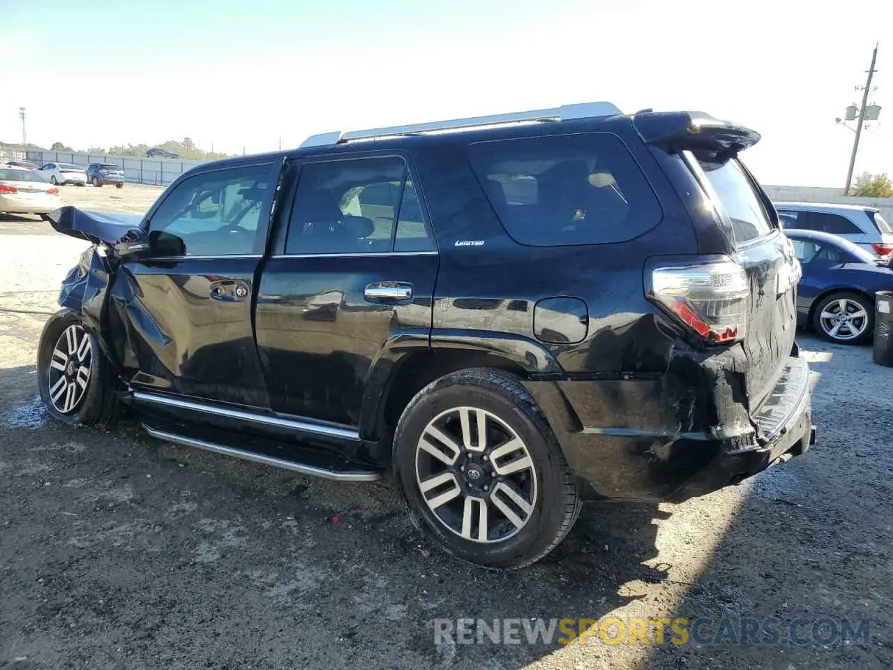 2 fotografías del automóvil dañado JTEZU5JR8K5199130 TOYOTA 4RUNNER 2019