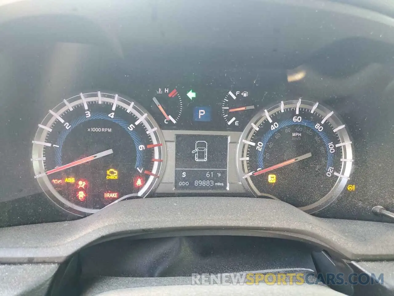9 fotografías del automóvil dañado JTEZU5JR8K5199130 TOYOTA 4RUNNER 2019