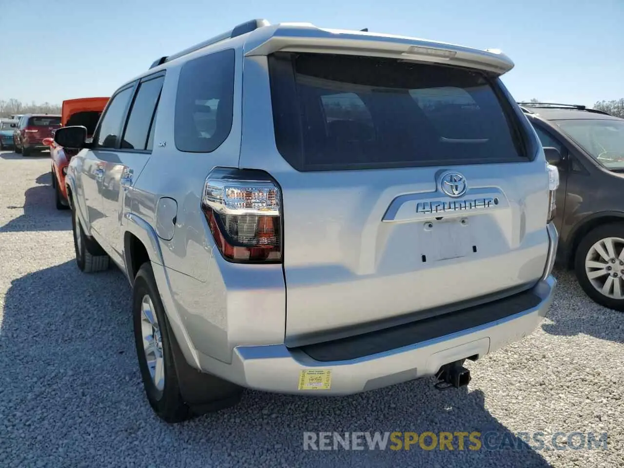 4 fotografías del automóvil dañado JTEZU5JR8K5207713 TOYOTA 4RUNNER 2019