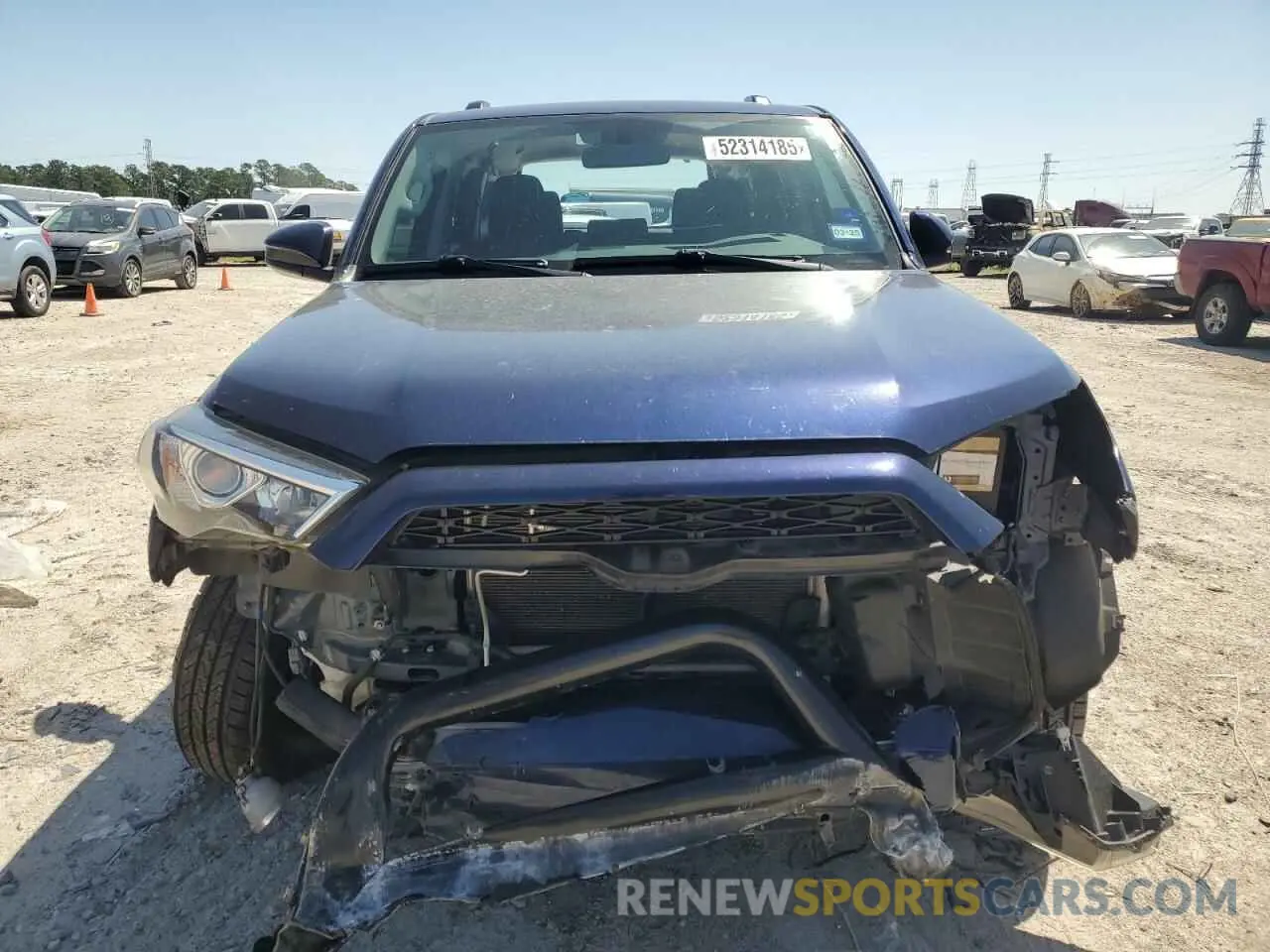 5 fotografías del automóvil dañado JTEZU5JR8K5210109 TOYOTA 4RUNNER 2019
