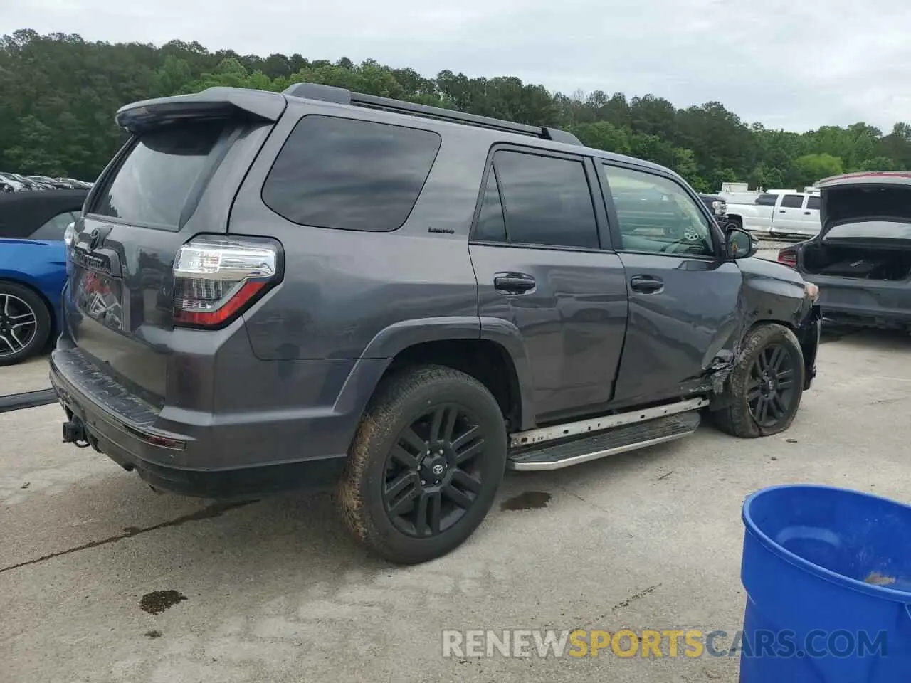 3 fotografías del automóvil dañado JTEZU5JR9K5192543 TOYOTA 4RUNNER 2019