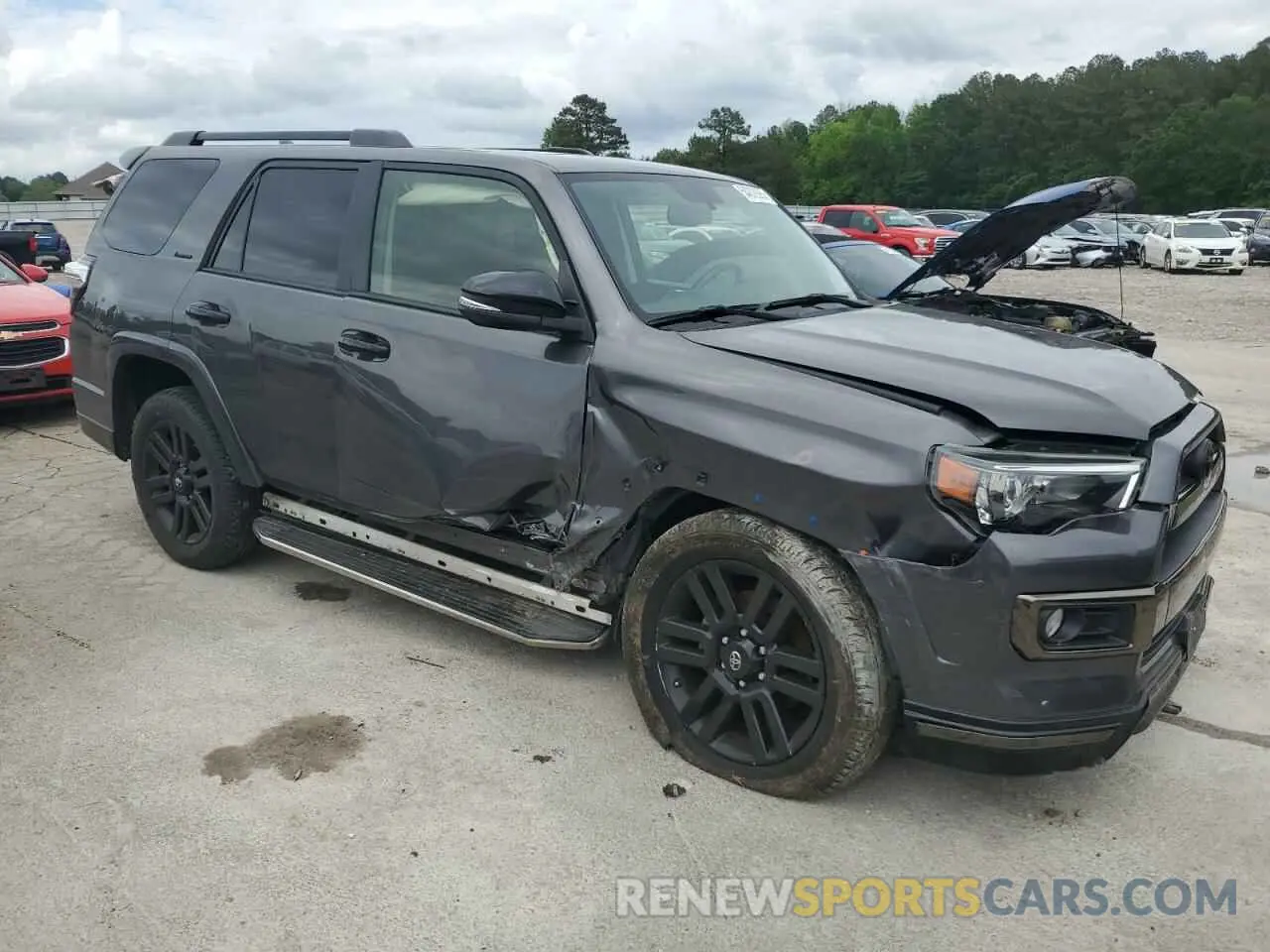 4 fotografías del automóvil dañado JTEZU5JR9K5192543 TOYOTA 4RUNNER 2019