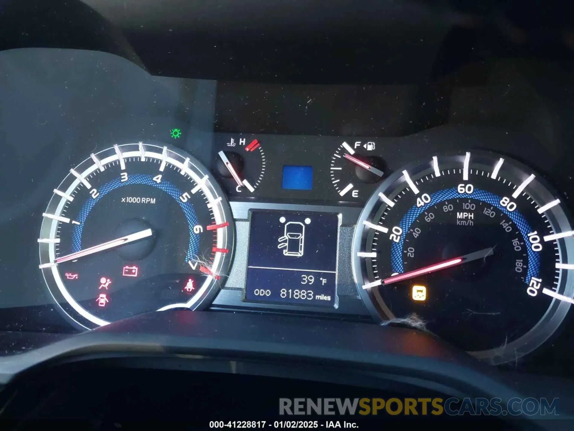 15 fotografías del automóvil dañado JTEZU5JRXK5200651 TOYOTA 4RUNNER 2019