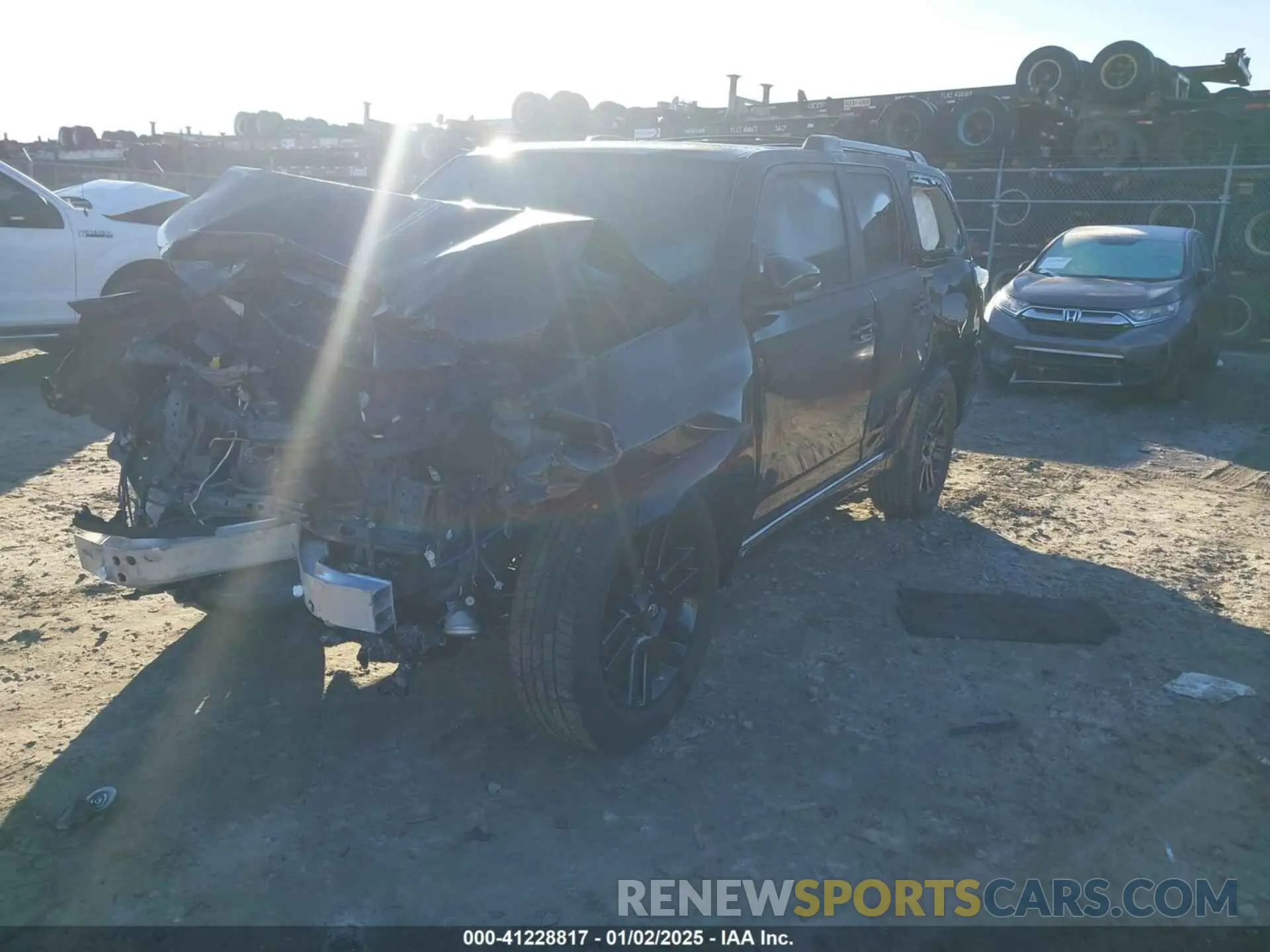 2 fotografías del automóvil dañado JTEZU5JRXK5200651 TOYOTA 4RUNNER 2019