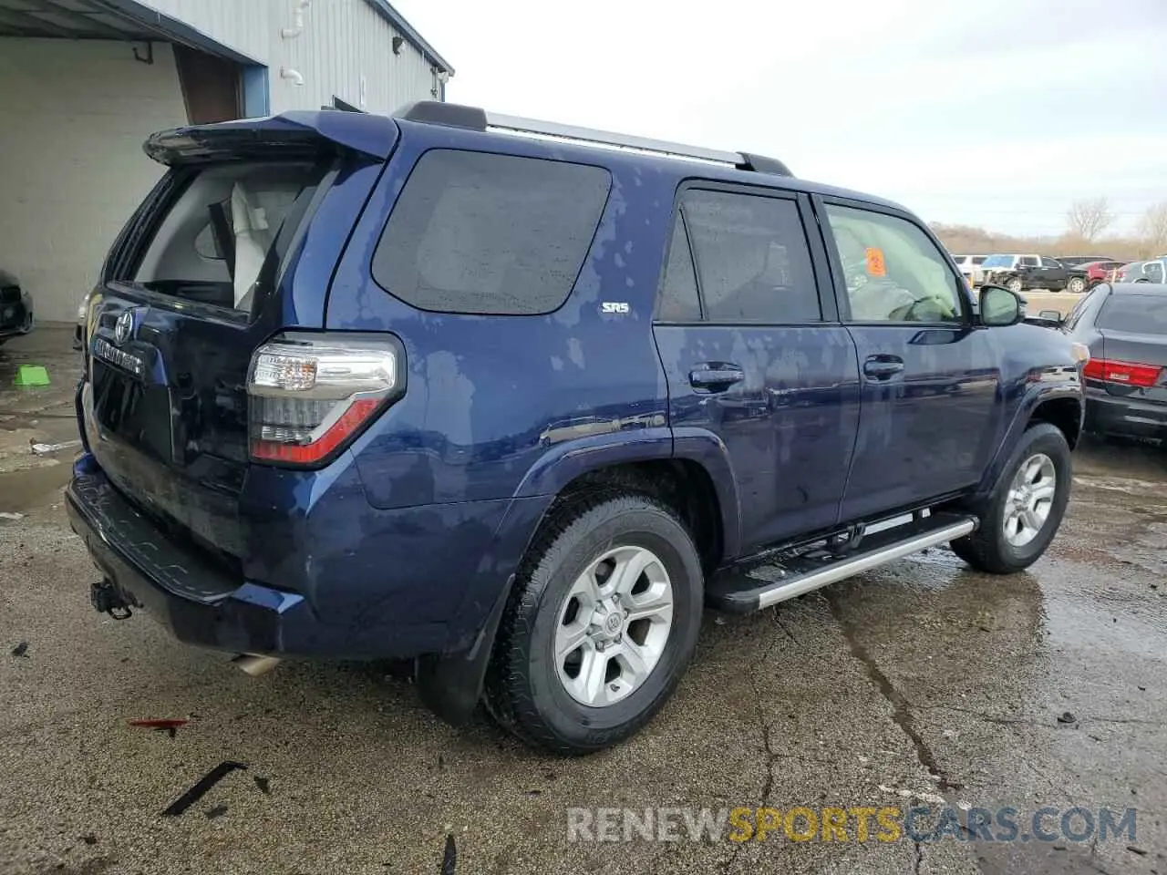 3 fotografías del automóvil dañado JTEBU5JR0L5745115 TOYOTA 4RUNNER 2020