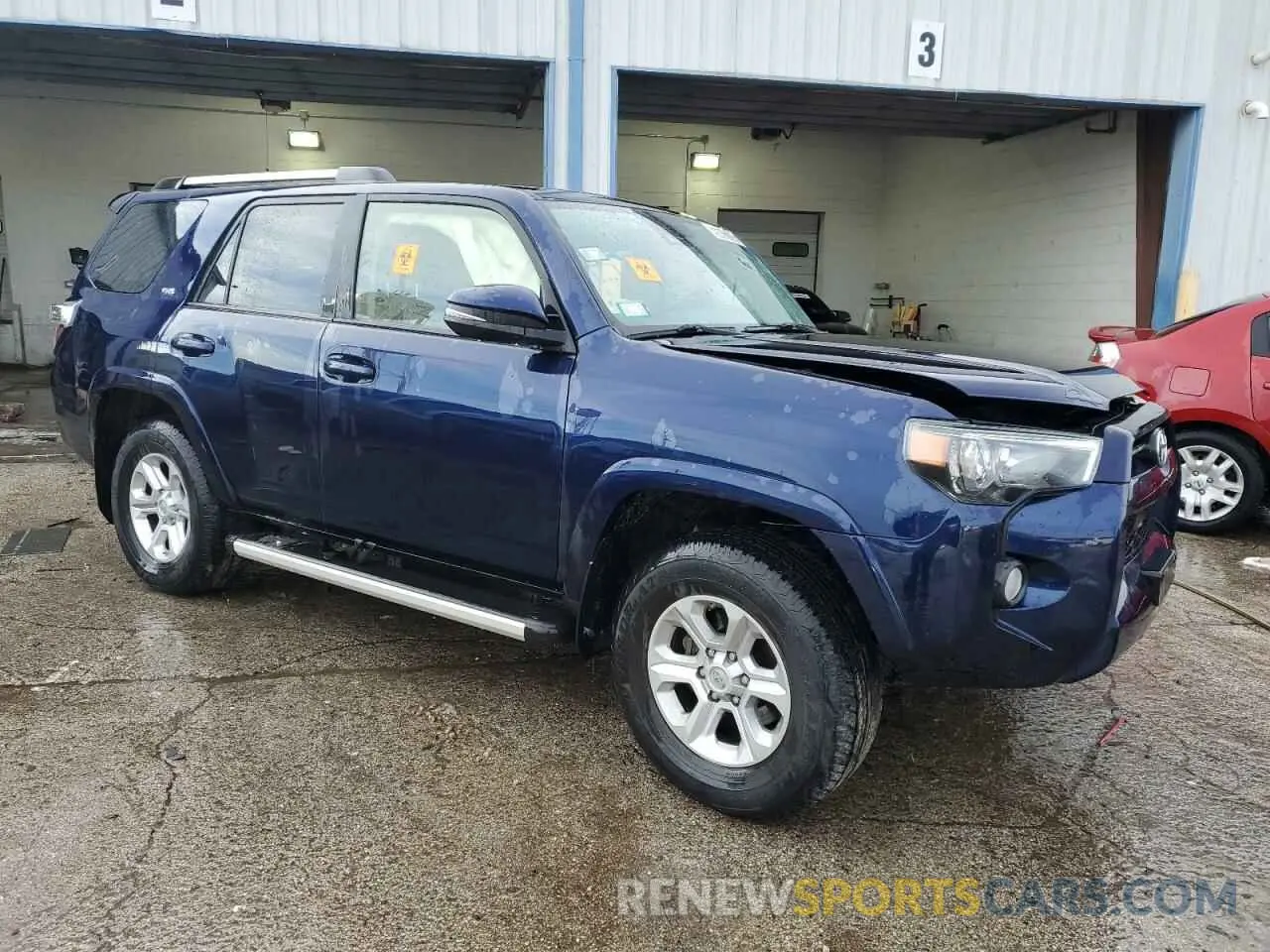 4 fotografías del automóvil dañado JTEBU5JR0L5745115 TOYOTA 4RUNNER 2020