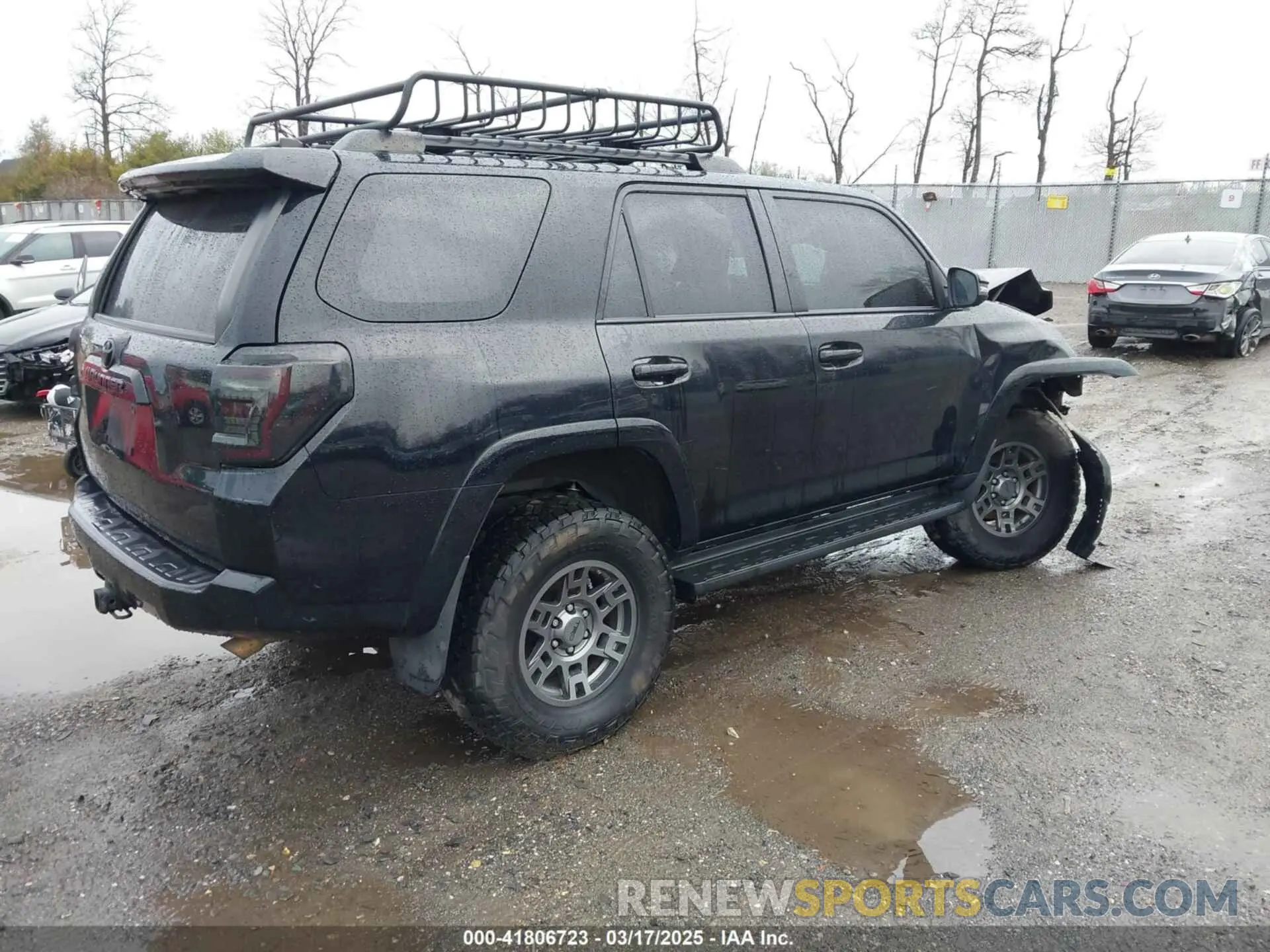 4 fotografías del automóvil dañado JTEBU5JR0L5758804 TOYOTA 4RUNNER 2020