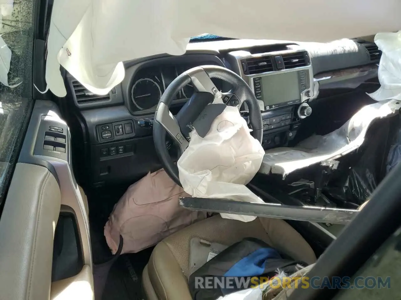 8 fotografías del automóvil dañado JTEBU5JR0L5770869 TOYOTA 4RUNNER 2020