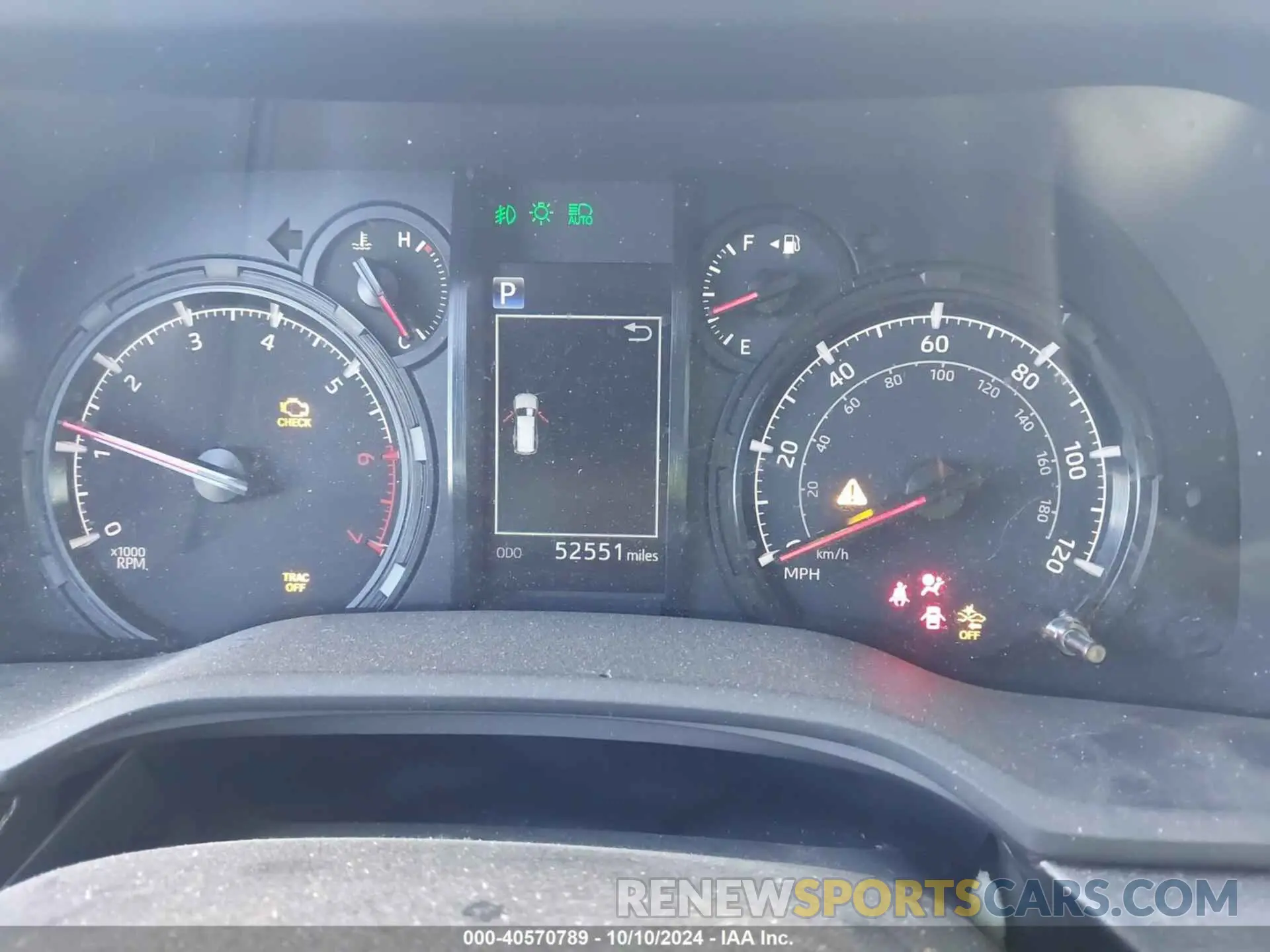 7 fotografías del automóvil dañado JTEBU5JR1L5744748 TOYOTA 4RUNNER 2020