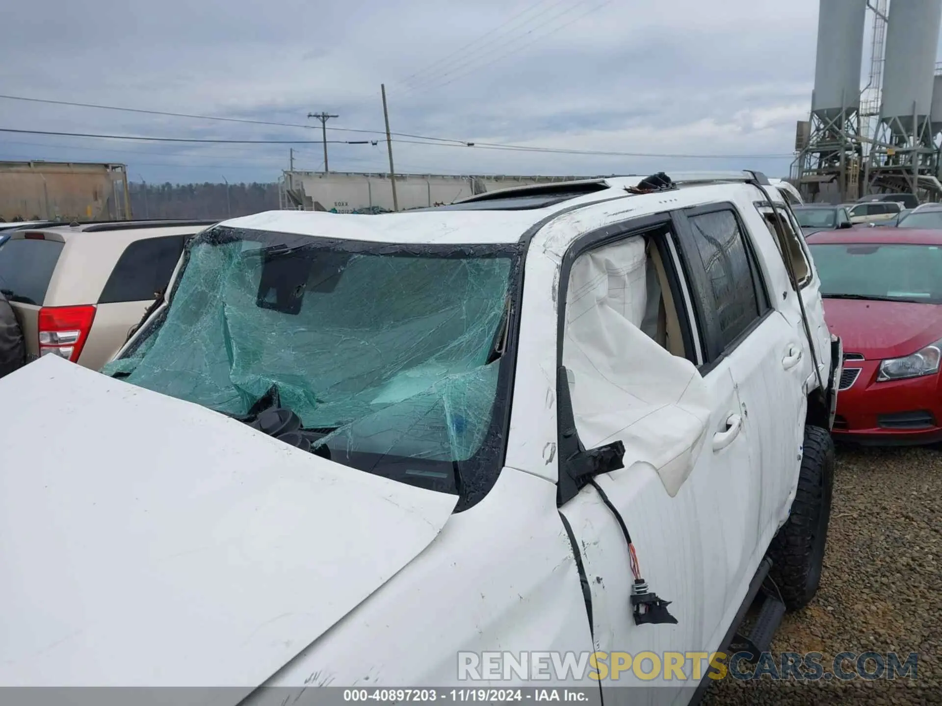 6 fotografías del automóvil dañado JTEBU5JR1L5761159 TOYOTA 4RUNNER 2020
