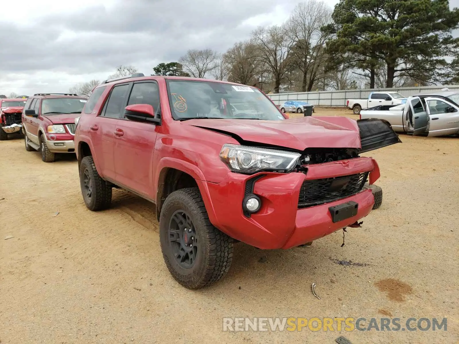 1 fotografías del automóvil dañado JTEBU5JR1L5770525 TOYOTA 4RUNNER 2020