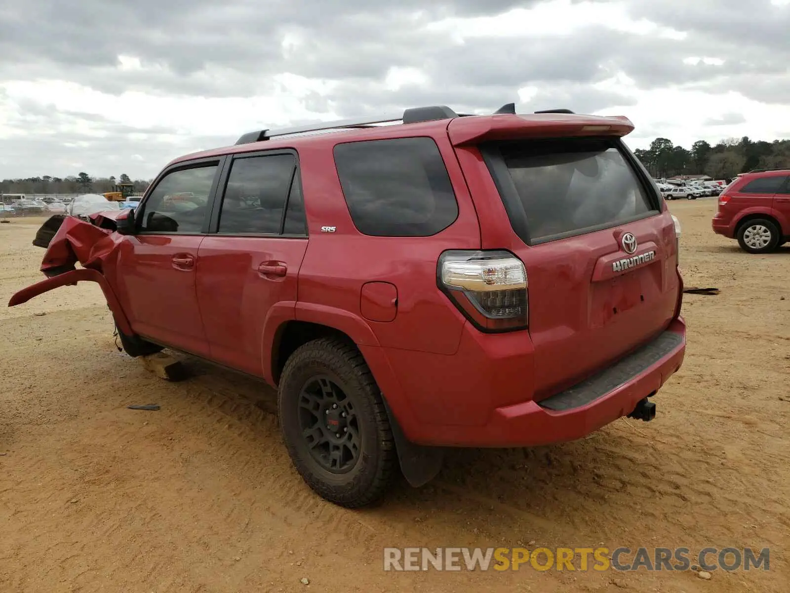 3 fotografías del automóvil dañado JTEBU5JR1L5770525 TOYOTA 4RUNNER 2020