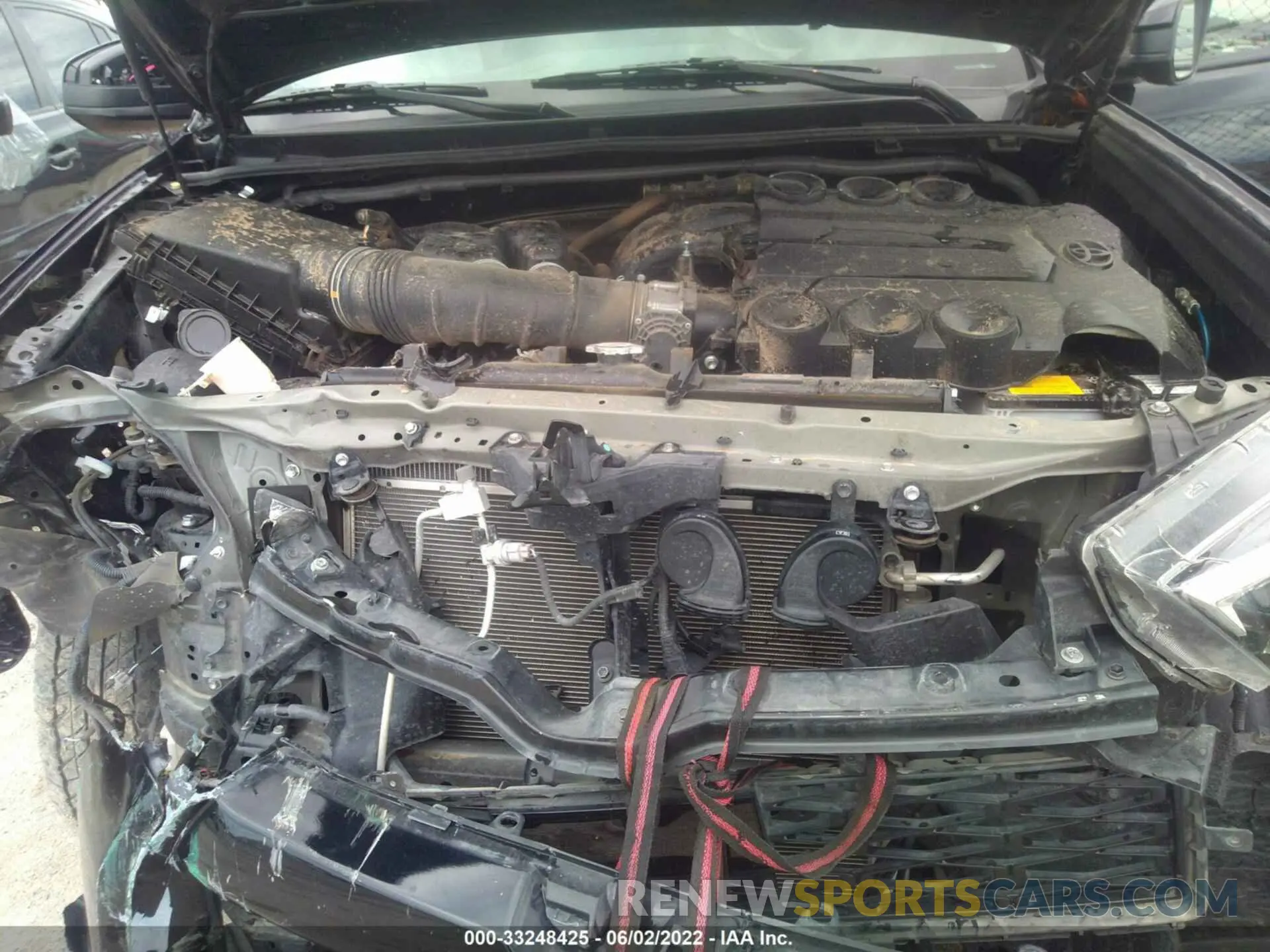 10 fotografías del automóvil dañado JTEBU5JR1L5772985 TOYOTA 4RUNNER 2020