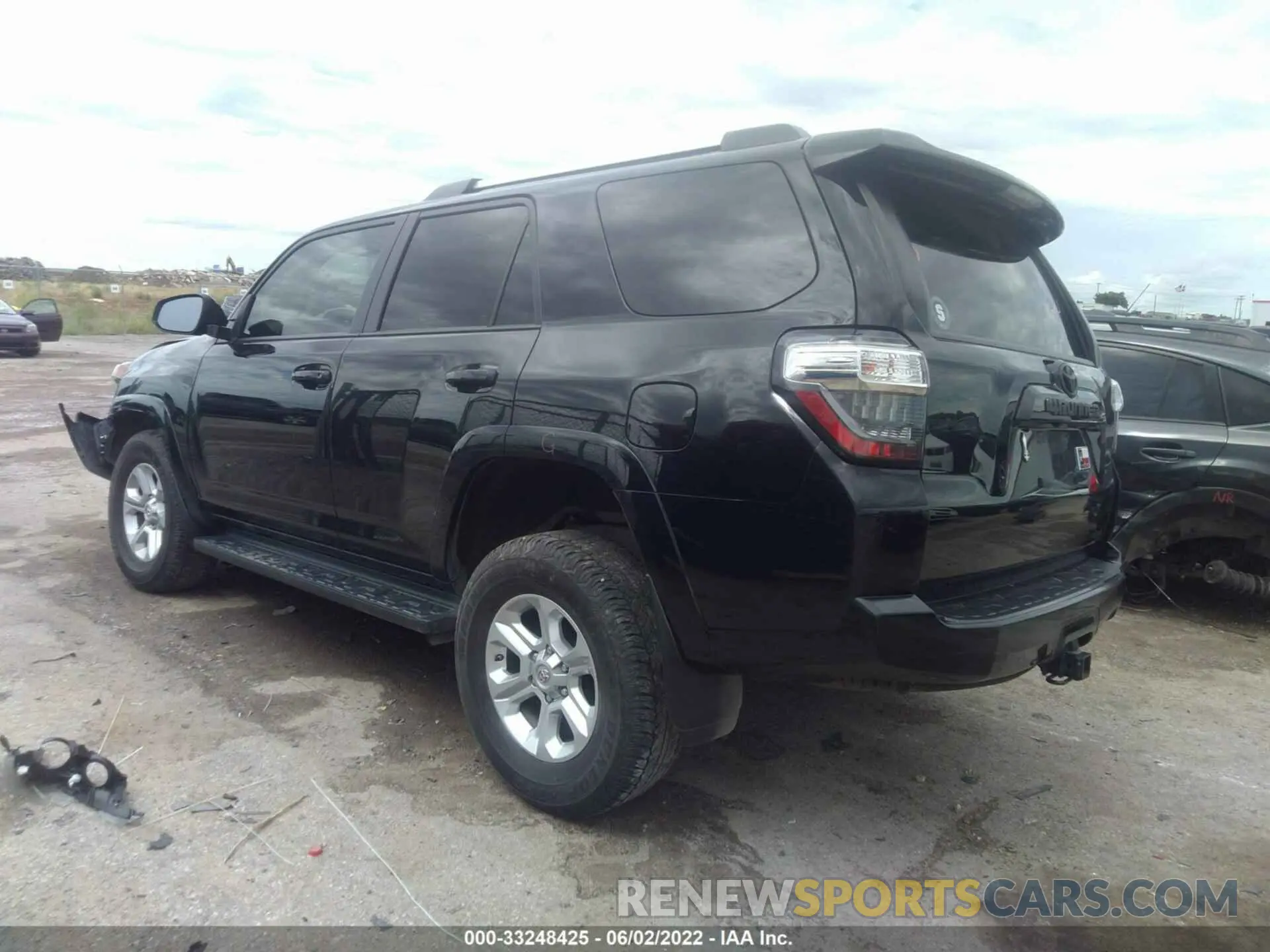 3 fotografías del automóvil dañado JTEBU5JR1L5772985 TOYOTA 4RUNNER 2020