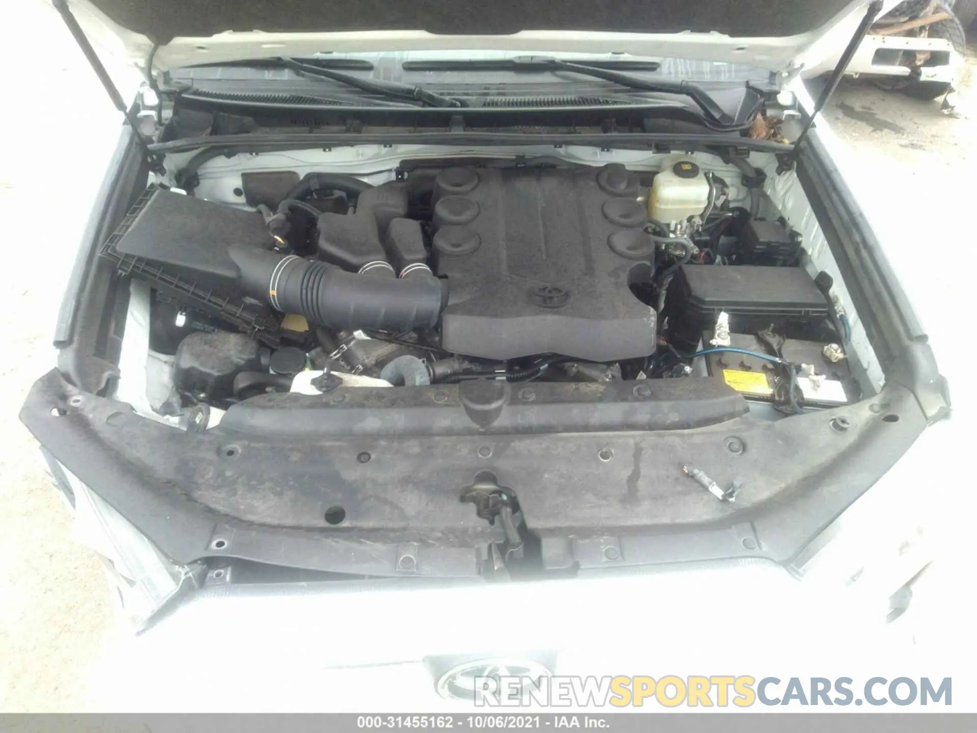 10 fotografías del automóvil dañado JTEBU5JR1L5785347 TOYOTA 4RUNNER 2020