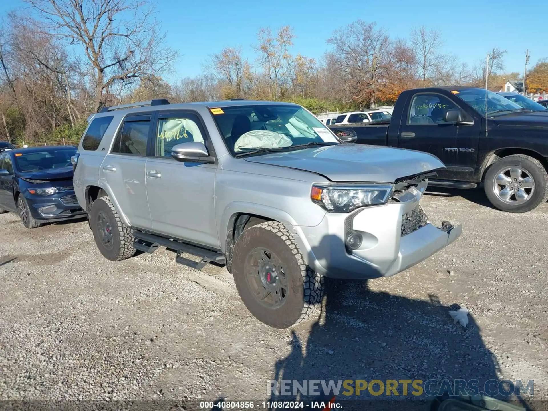 1 fotografías del automóvil dañado JTEBU5JR1L5790810 TOYOTA 4RUNNER 2020