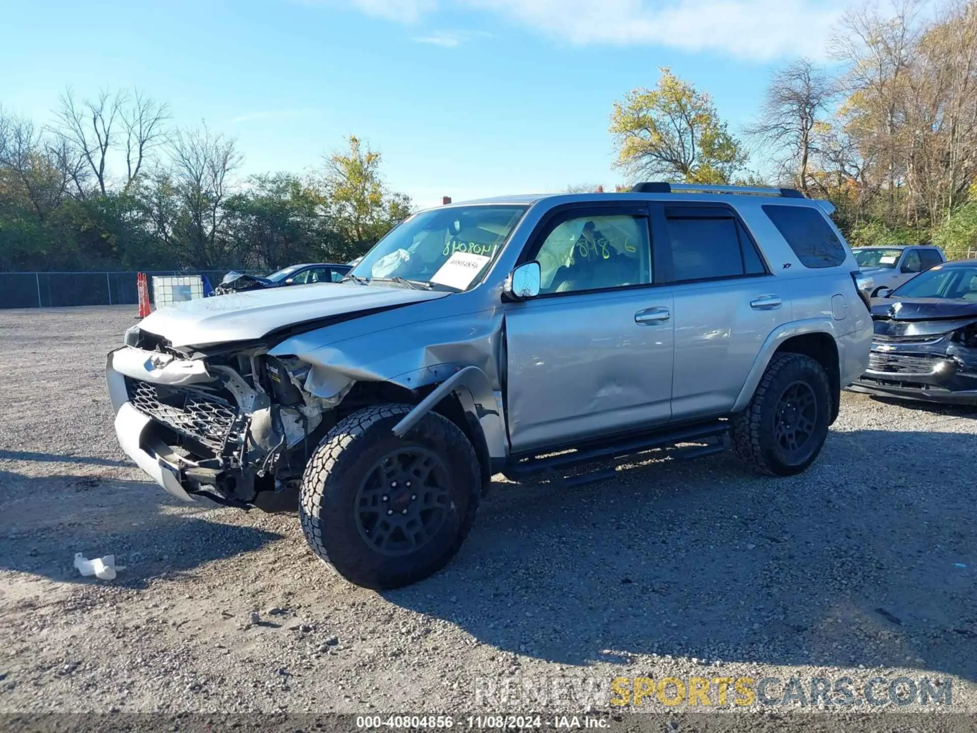 15 fotografías del automóvil dañado JTEBU5JR1L5790810 TOYOTA 4RUNNER 2020