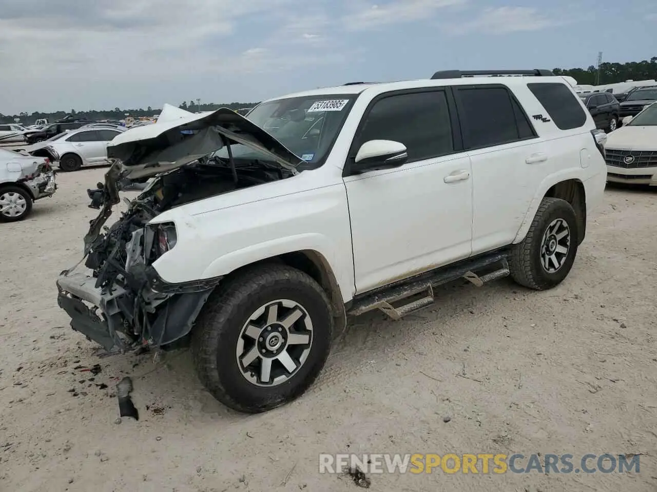 1 fotografías del automóvil dañado JTEBU5JR1L5801949 TOYOTA 4RUNNER 2020