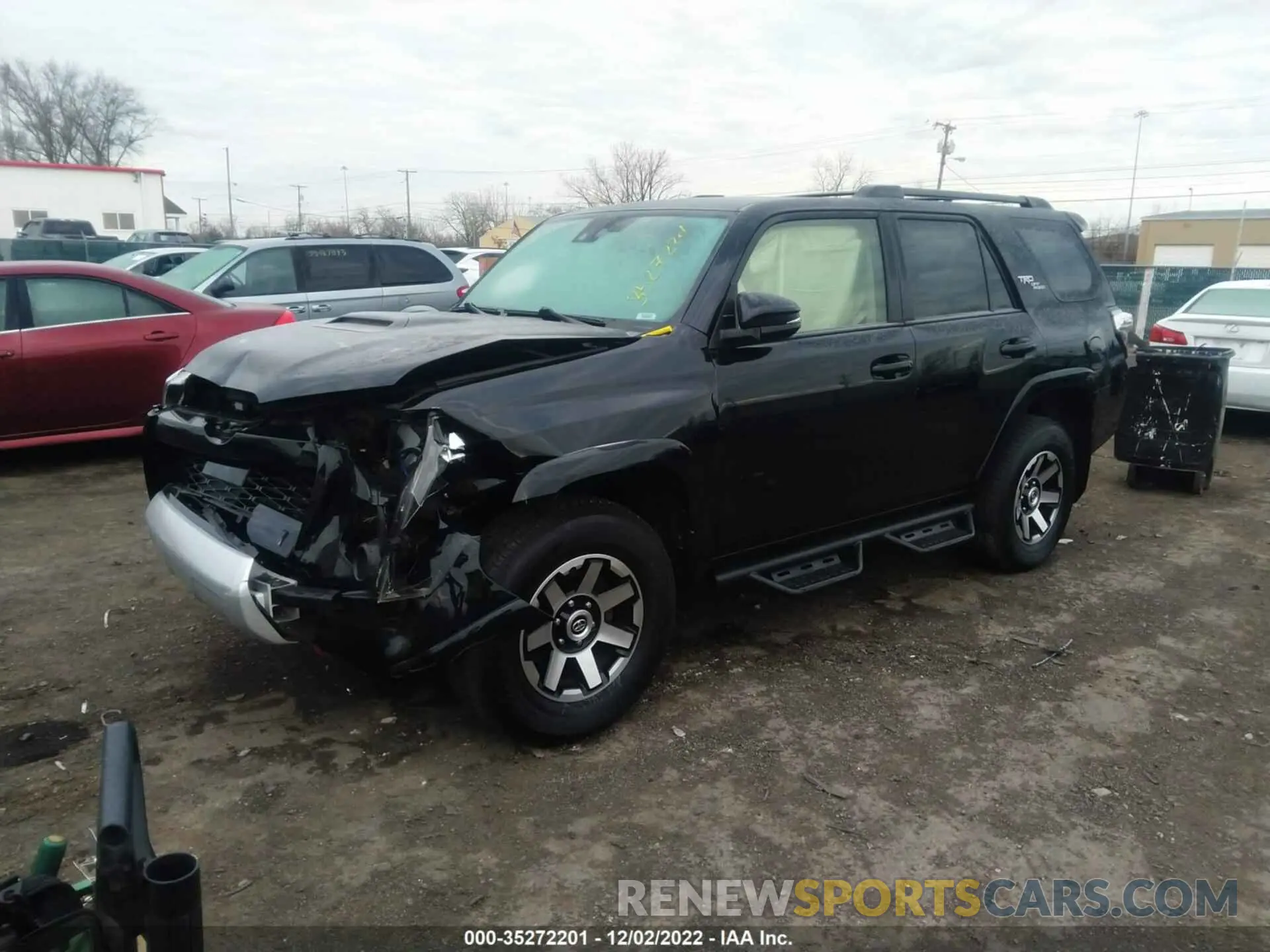 2 fotografías del automóvil dañado JTEBU5JR1L5829167 TOYOTA 4RUNNER 2020