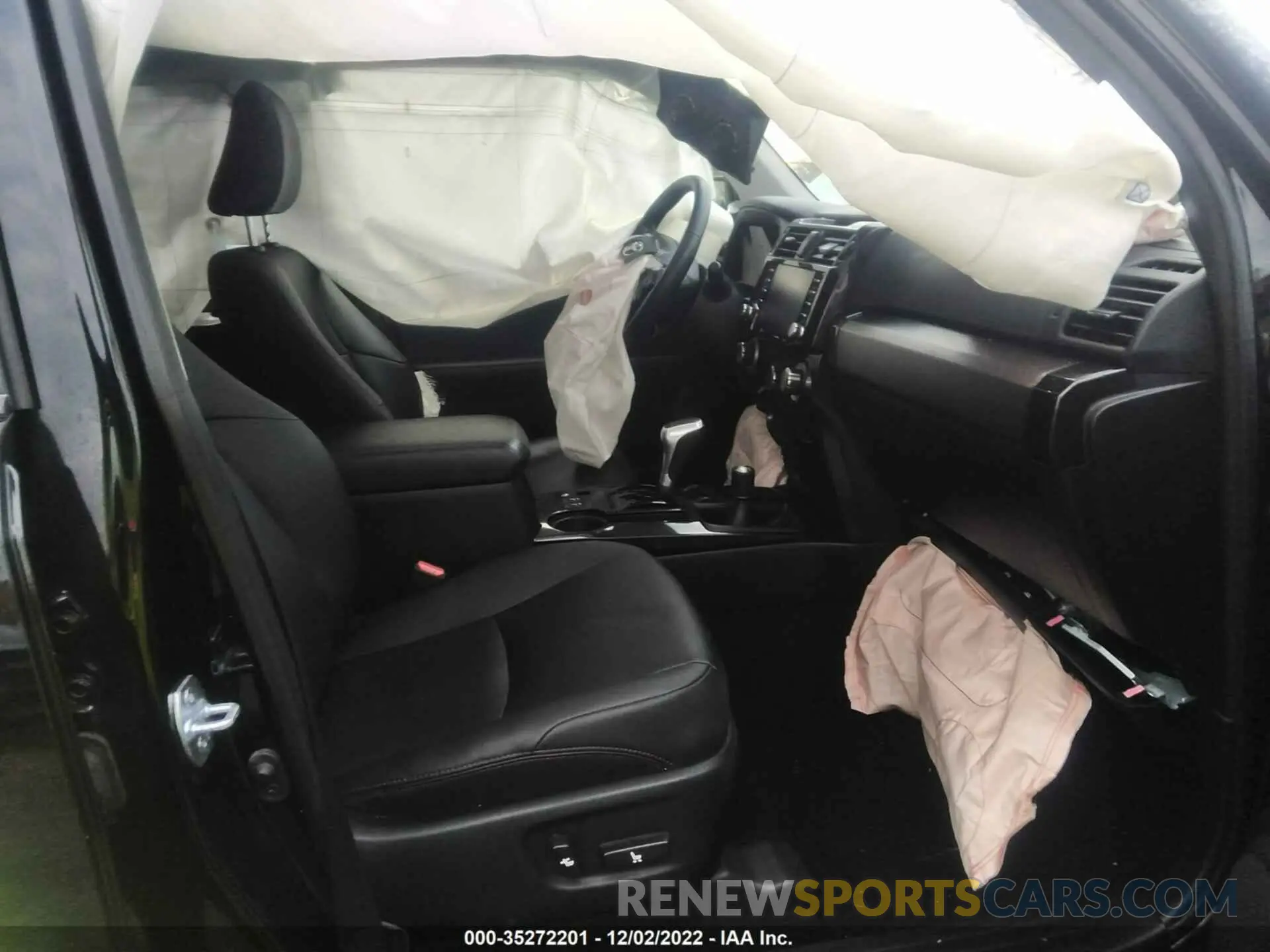 5 fotografías del automóvil dañado JTEBU5JR1L5829167 TOYOTA 4RUNNER 2020