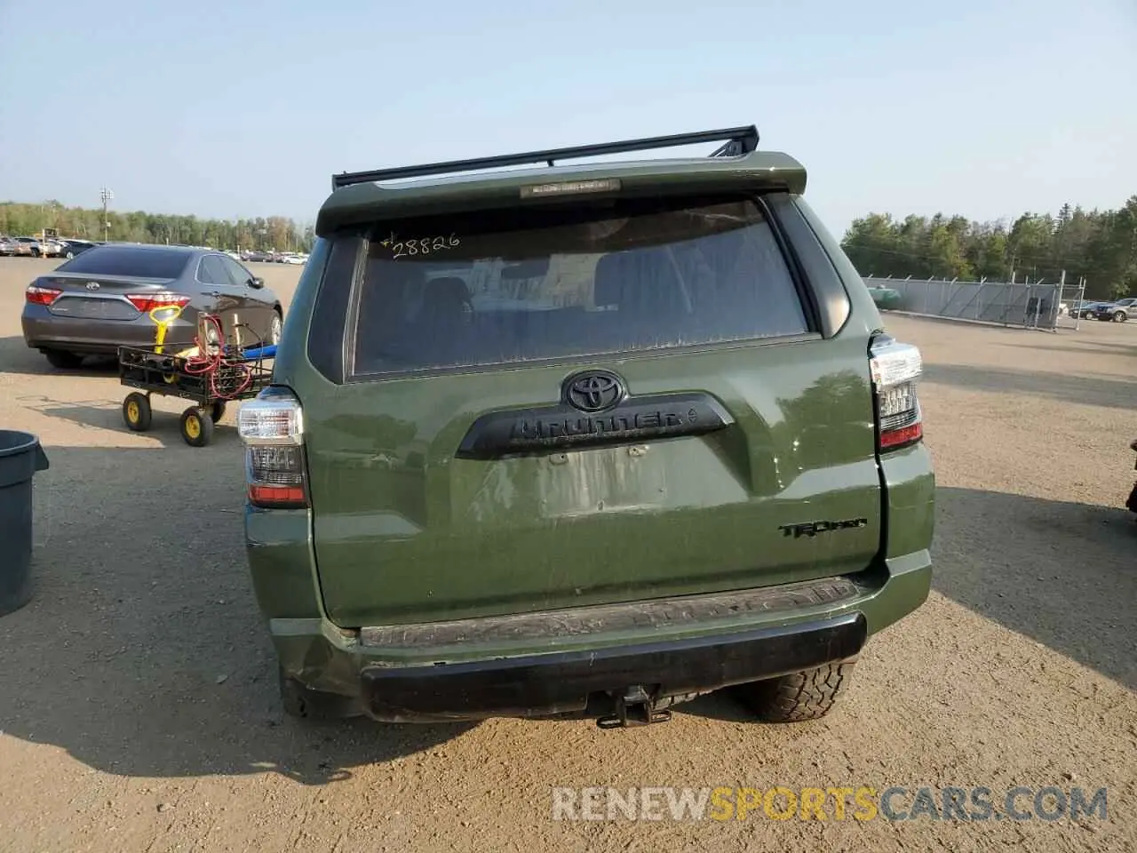 6 fotografías del automóvil dañado JTEBU5JR2L5737713 TOYOTA 4RUNNER 2020