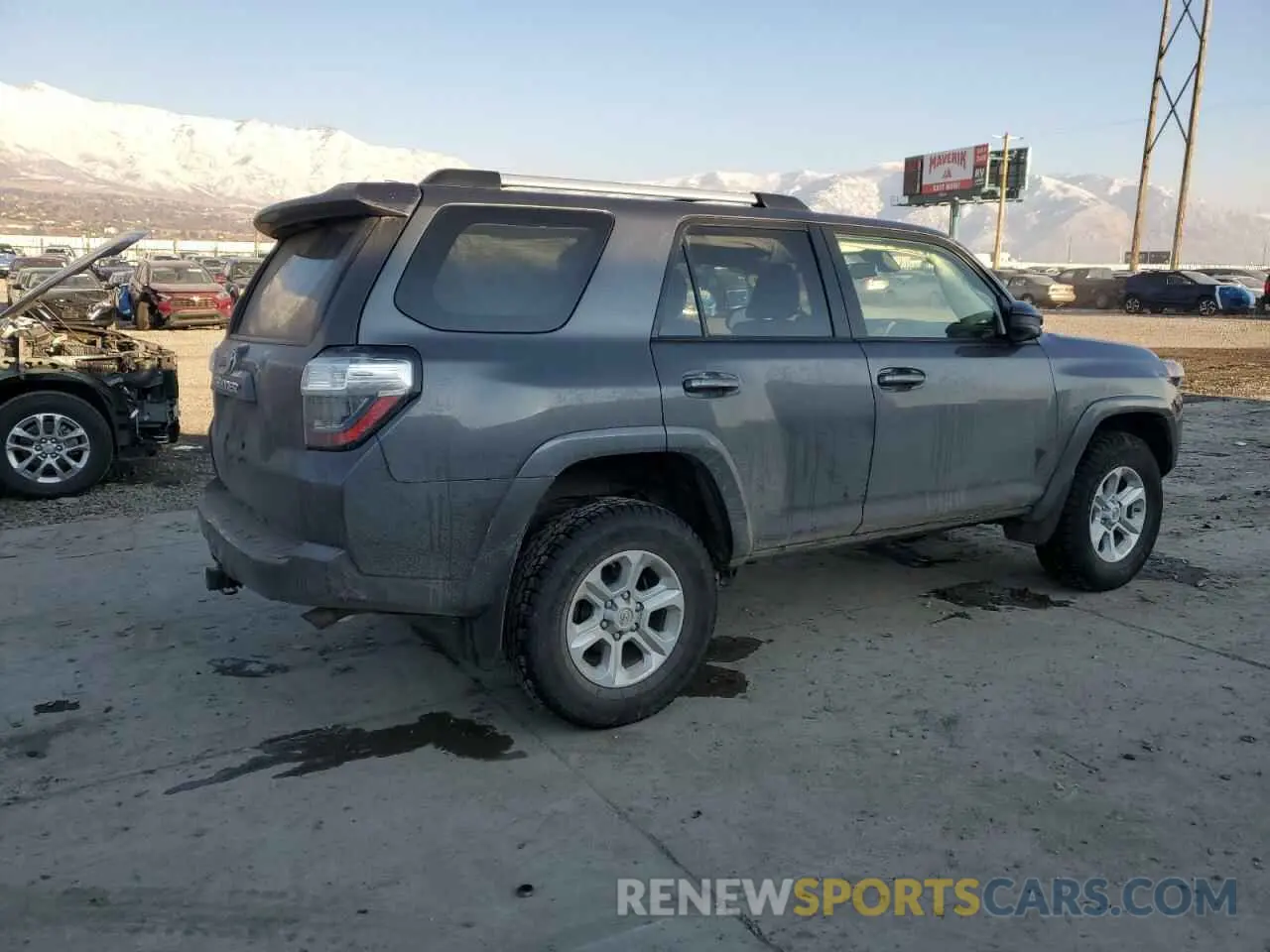 3 fotografías del automóvil dañado JTEBU5JR2L5741244 TOYOTA 4RUNNER 2020