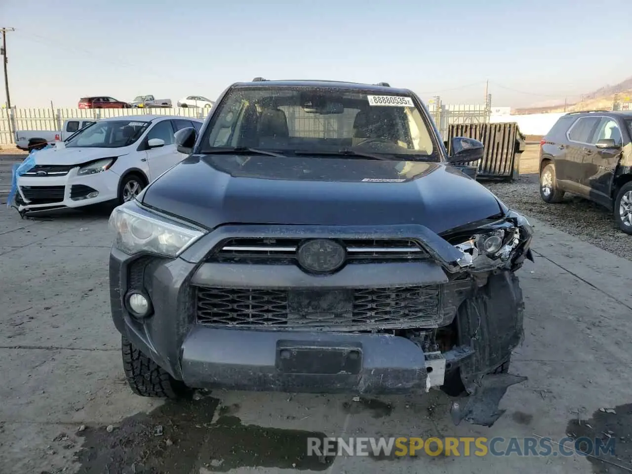 5 fotografías del automóvil dañado JTEBU5JR2L5741244 TOYOTA 4RUNNER 2020