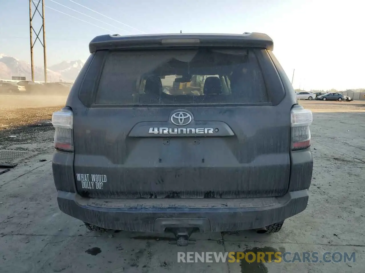 6 fotografías del automóvil dañado JTEBU5JR2L5741244 TOYOTA 4RUNNER 2020