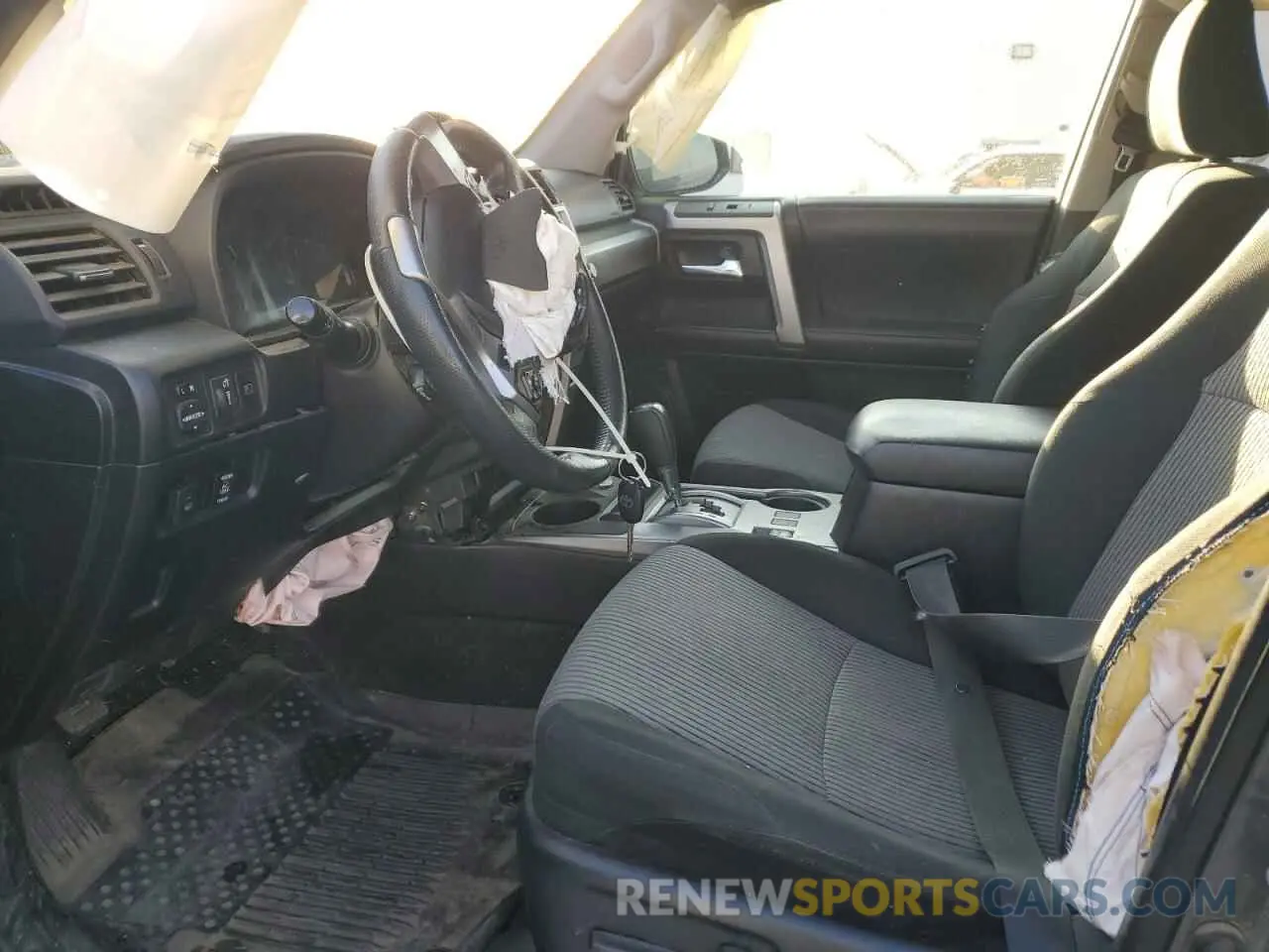7 fotografías del automóvil dañado JTEBU5JR2L5741244 TOYOTA 4RUNNER 2020