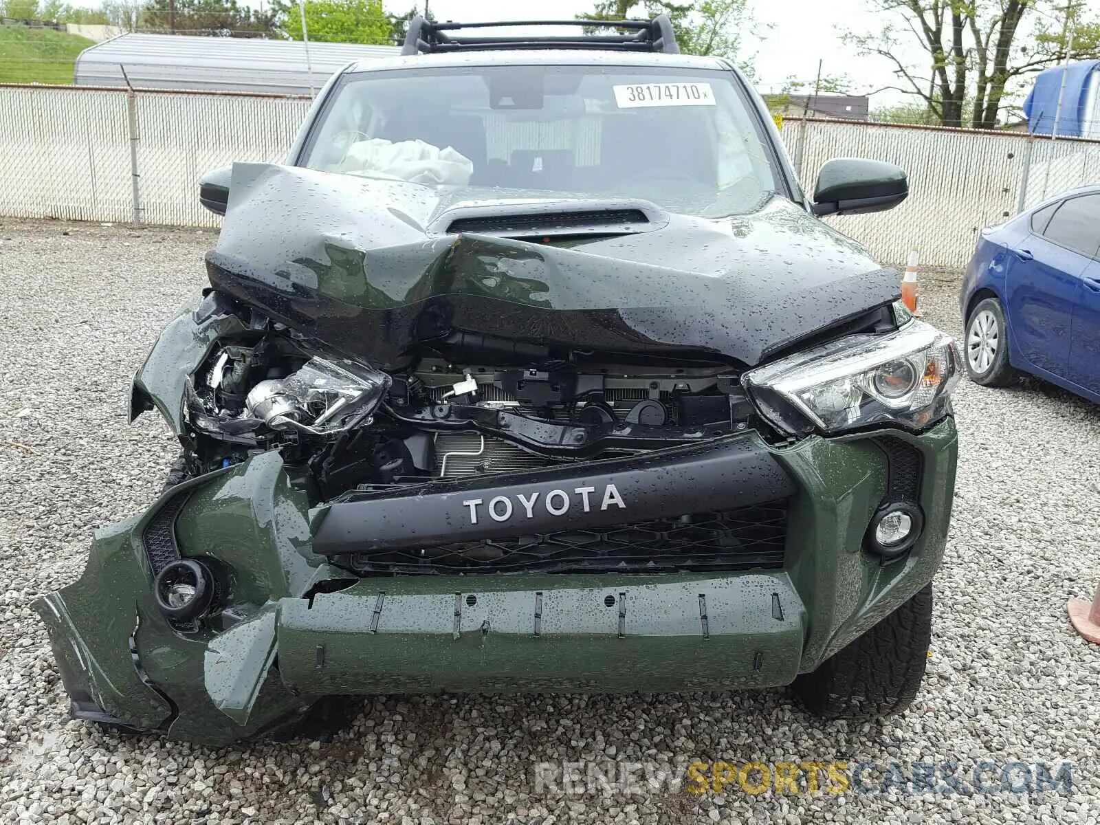 9 fotografías del automóvil dañado JTEBU5JR2L5781646 TOYOTA 4RUNNER 2020