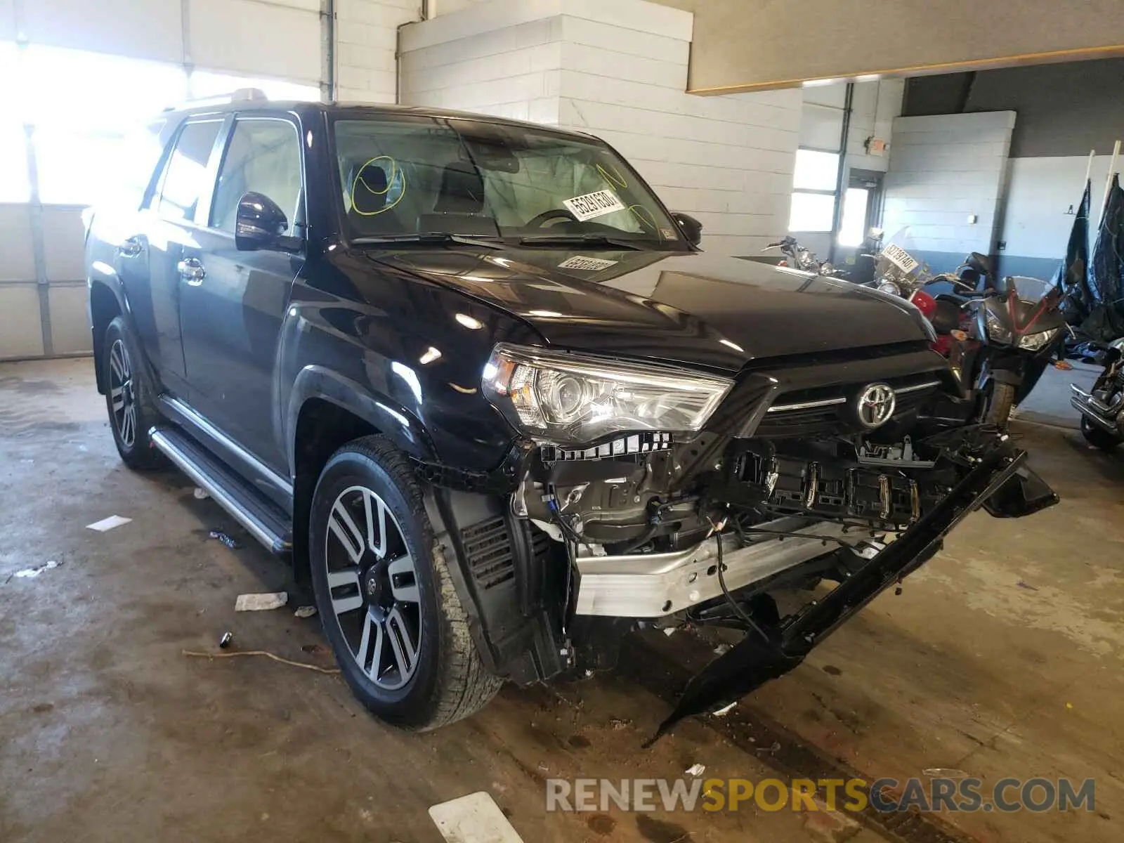 1 fotografías del automóvil dañado JTEBU5JR2L5804570 TOYOTA 4RUNNER 2020