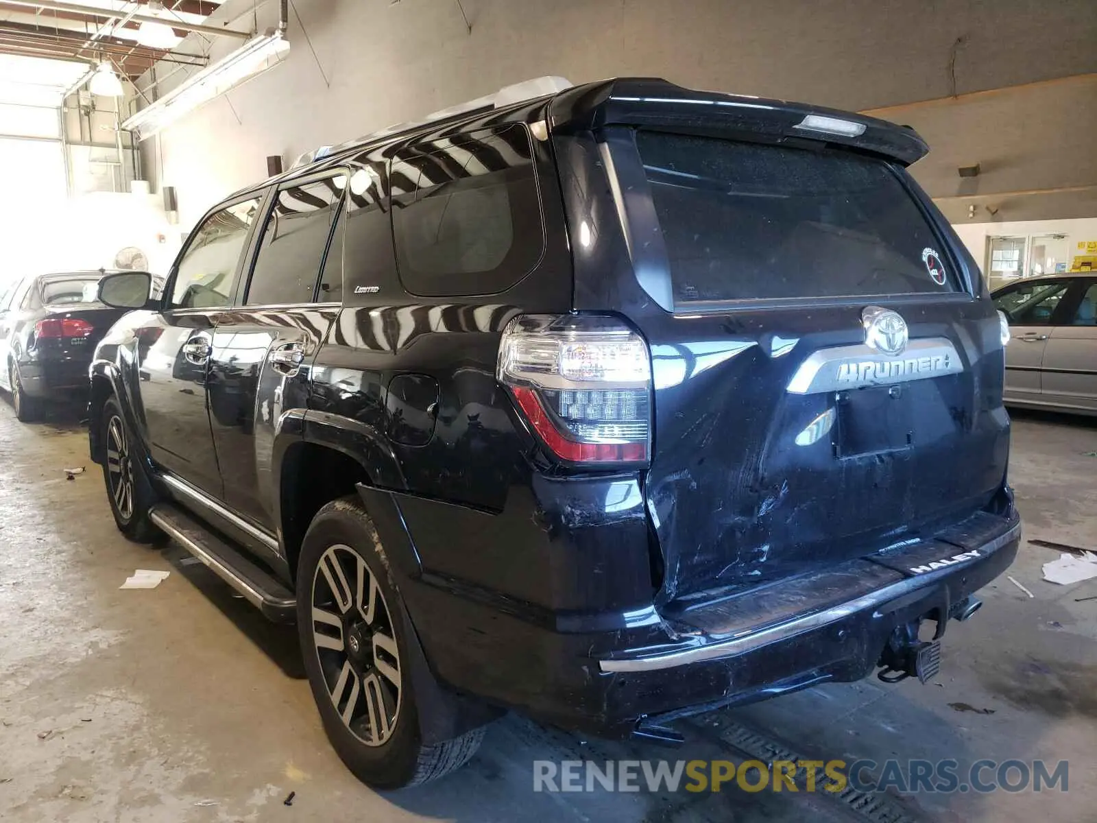 3 fotografías del automóvil dañado JTEBU5JR2L5804570 TOYOTA 4RUNNER 2020