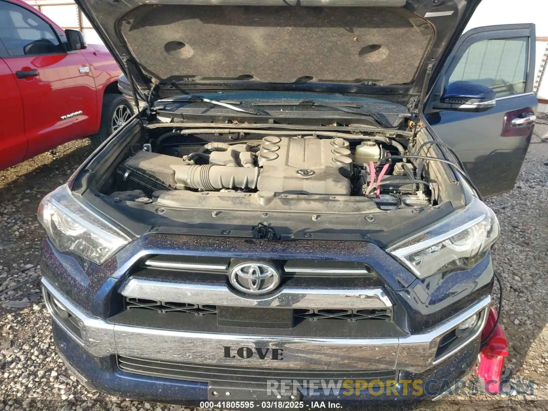 10 fotografías del automóvil dañado JTEBU5JR2L5830456 TOYOTA 4RUNNER 2020
