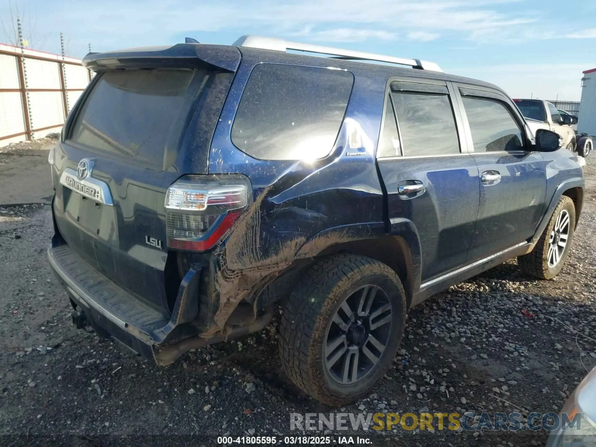 6 fotografías del automóvil dañado JTEBU5JR2L5830456 TOYOTA 4RUNNER 2020