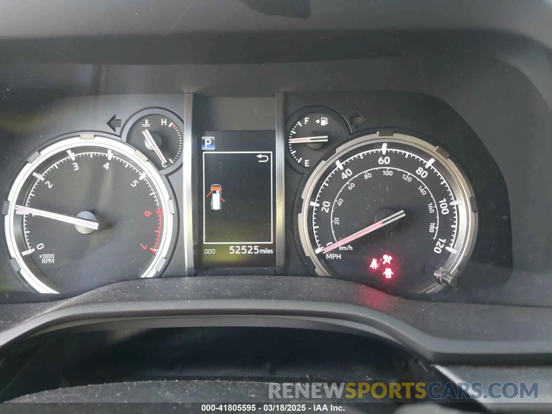7 fotografías del automóvil dañado JTEBU5JR2L5830456 TOYOTA 4RUNNER 2020